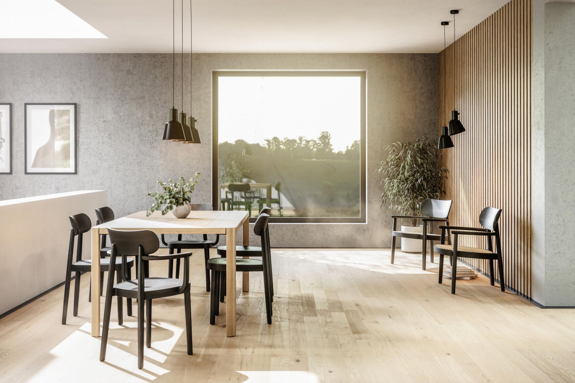Holzsessel mit Armlehnen 119 MF Thonet