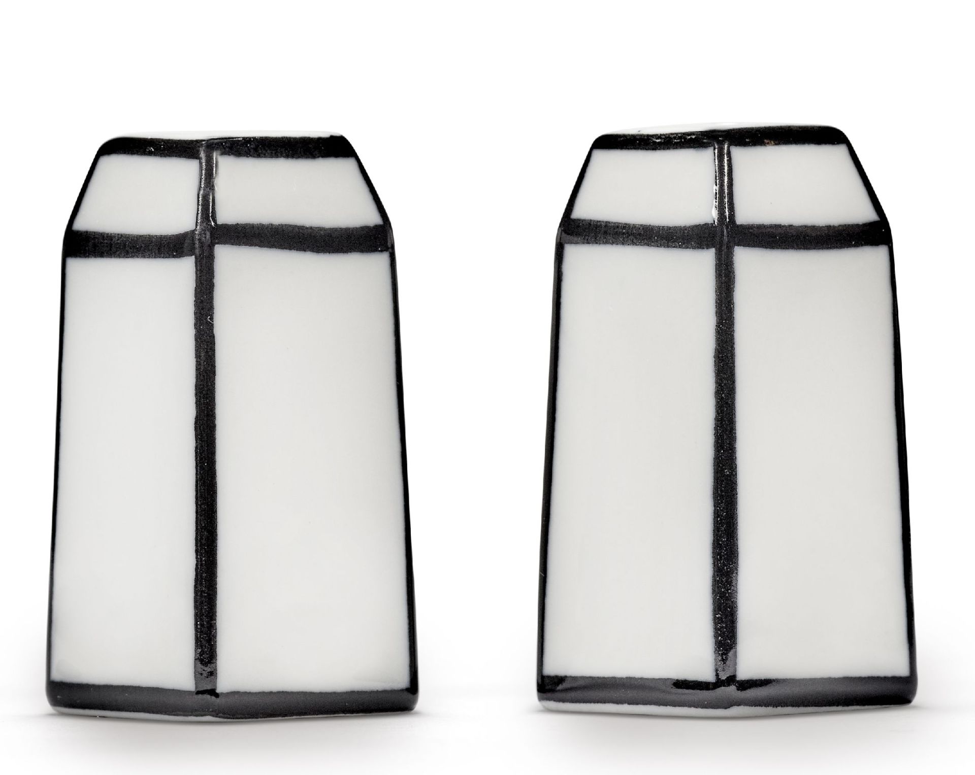 Salz & Pfeffer Streuer Set Weiß/Schwarz Carte Blanche Serax