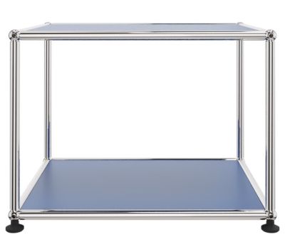 USM Haller Beistellmöbel offen schmal Enzianblau  USM Haller Beistellmöbel offen schmal Enzianblau