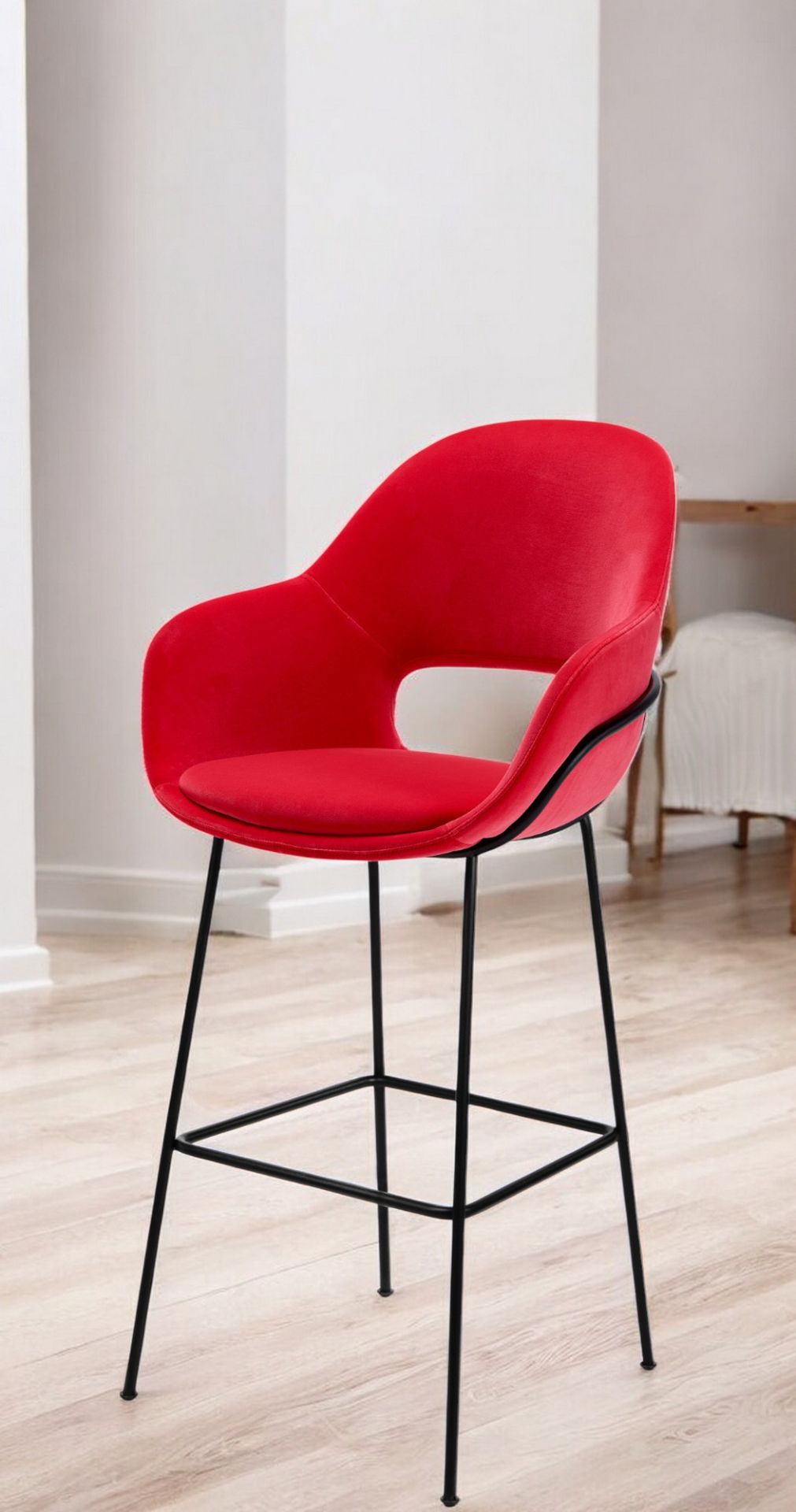 Theia Barstool Armchair High Barhocker Freifrau Manufaktur