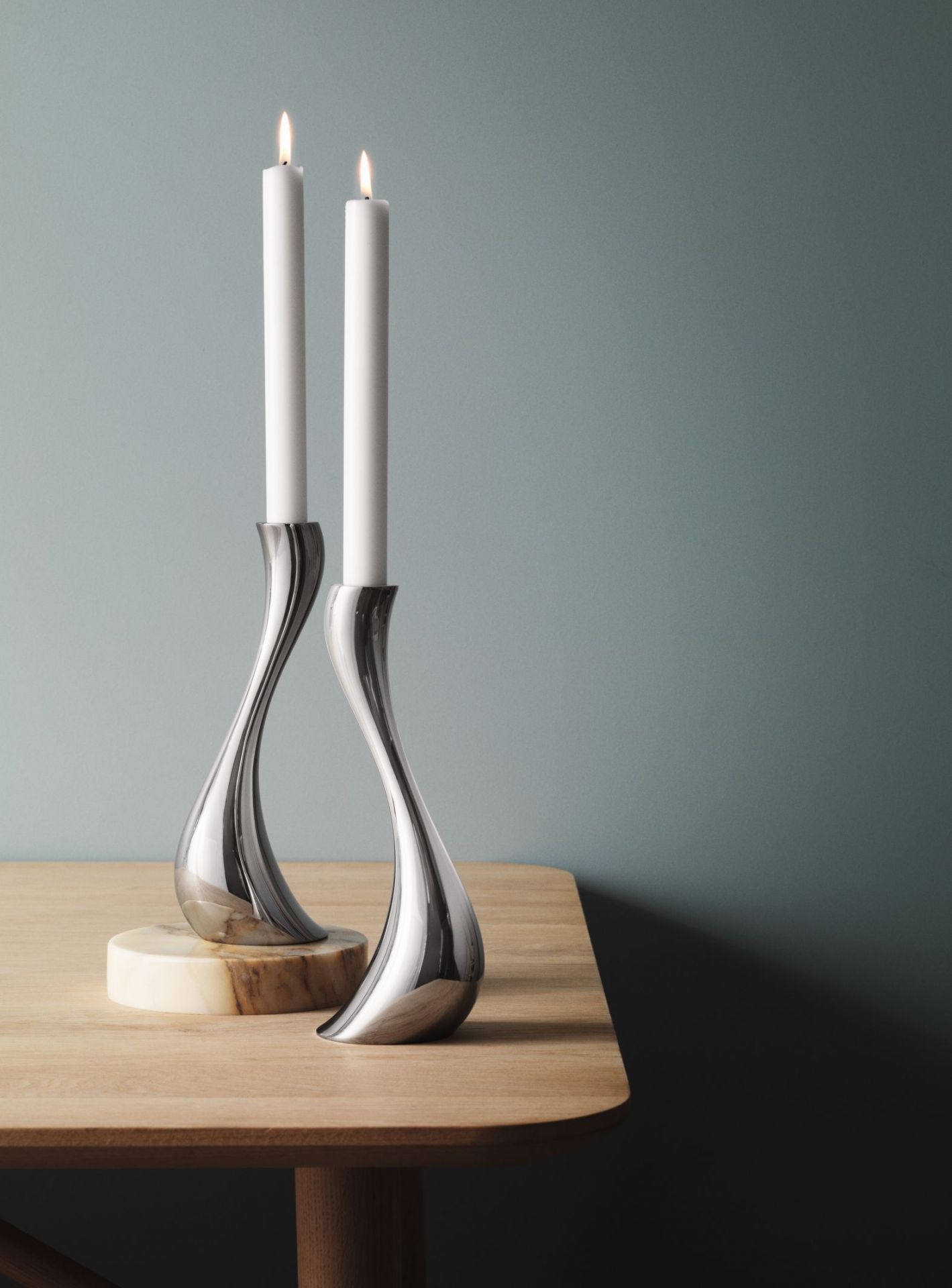 Cobra Kerzenständer Mittel Georg Jensen EINZELSTÜCK