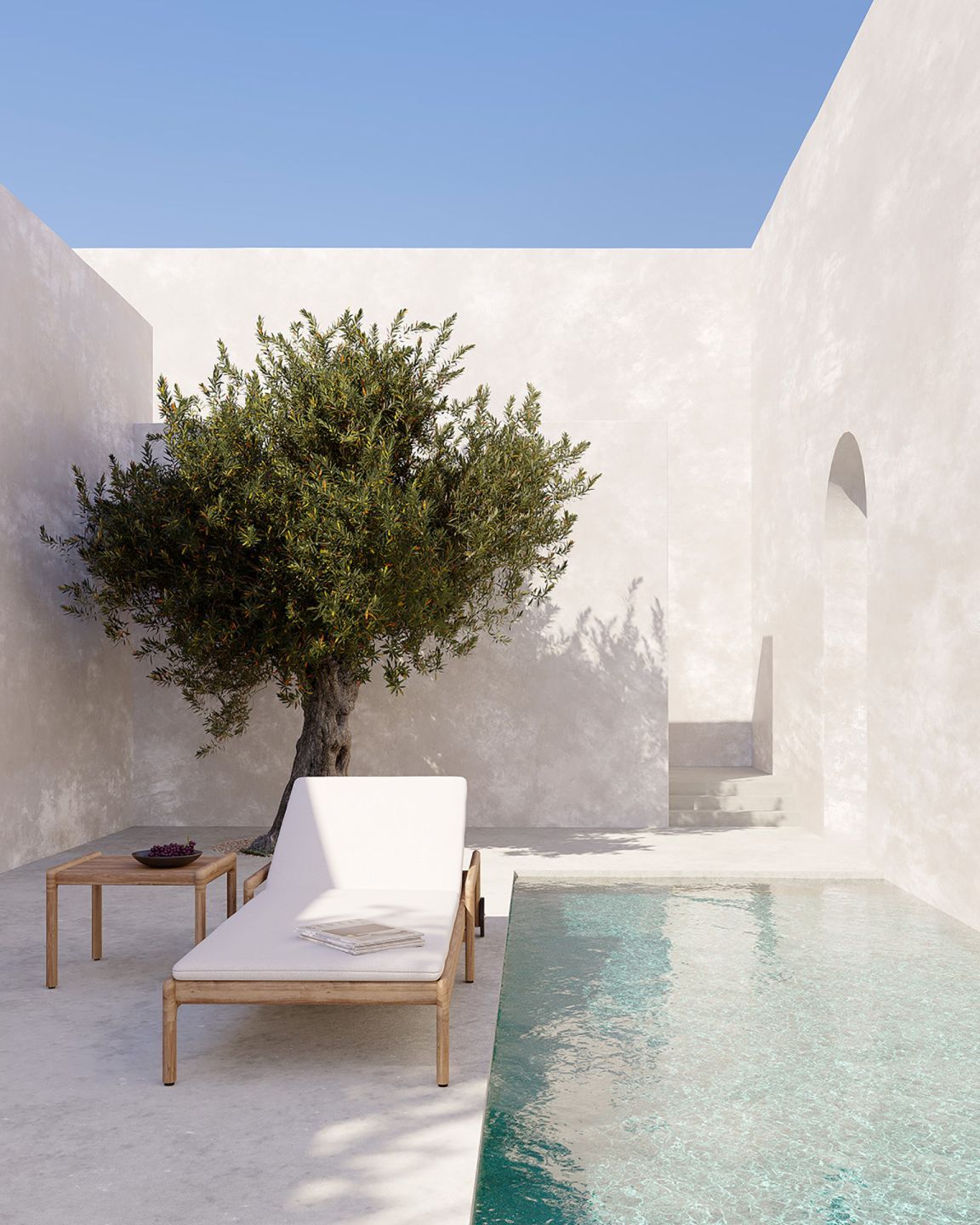 Jack Outdoor verstellbare Liege Teak Ethnicraft