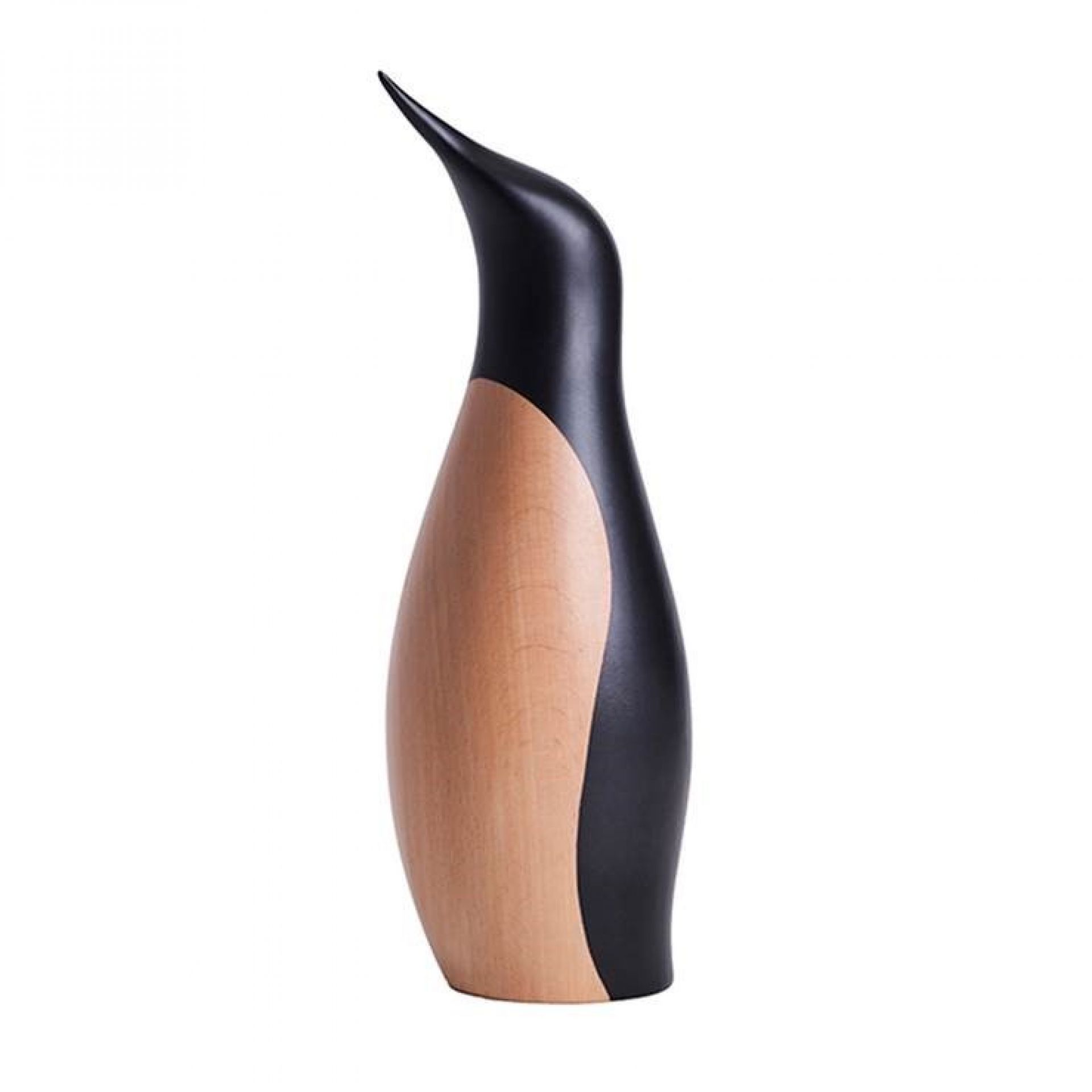 Großer Pinguin Holzfigur Architectmade EINZELSTÜCK