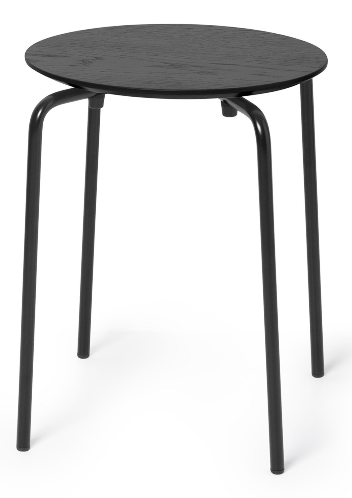 Herman Hocker schwarzes Gestell Eiche schwarz Ferm Living