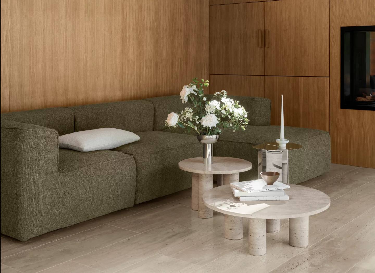 Volos Couchtisch Rund Ø 75 x H 26 cm Blomus