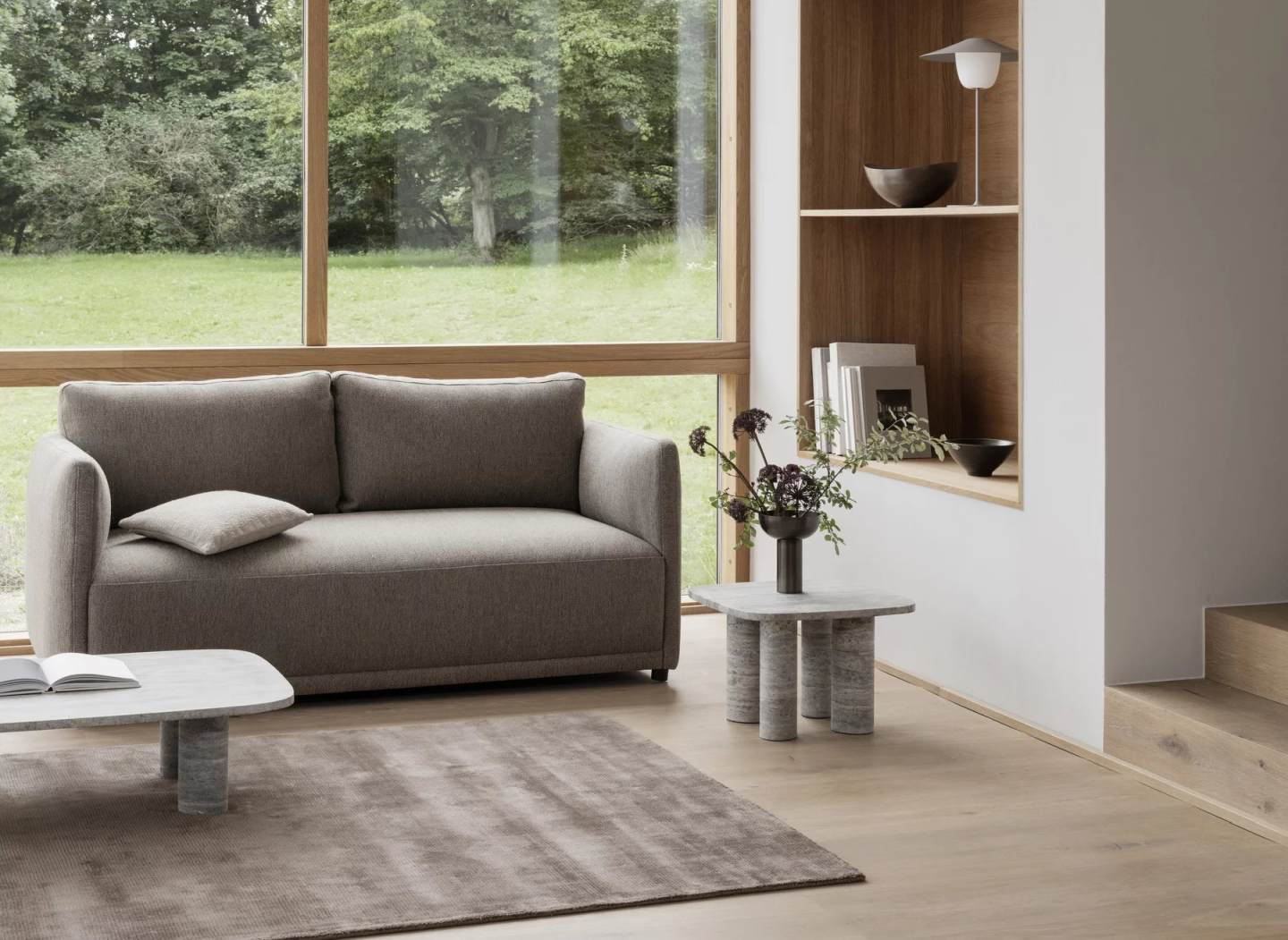 Volos Couchtisch B 100 x T 70 x H 26 cm Blomus