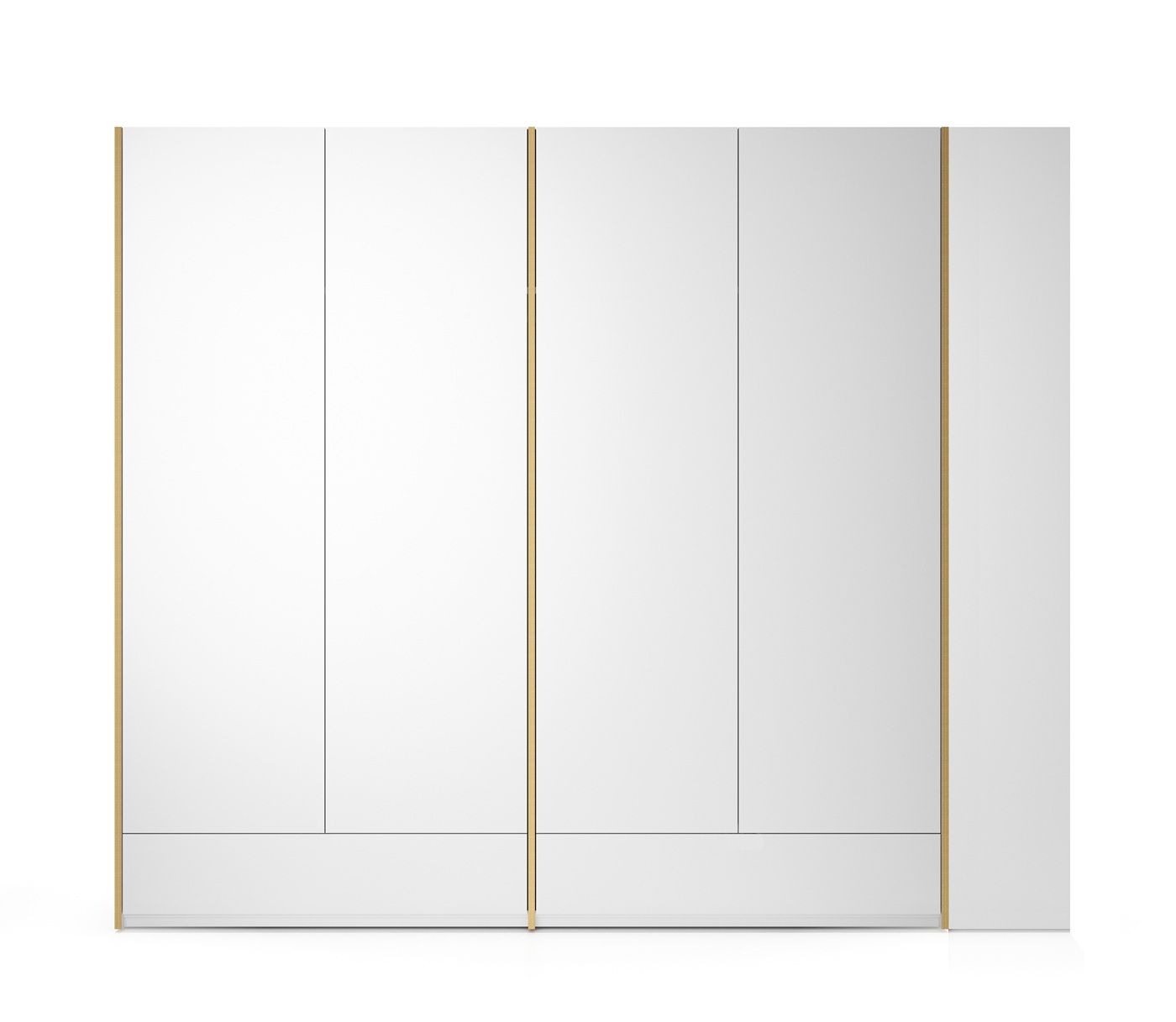 MODULAR PLUS Schrank Kombination Doppelschrank mit 2 Schubkästen und Anbauschrank rechts Müller Möbelwerkstätten