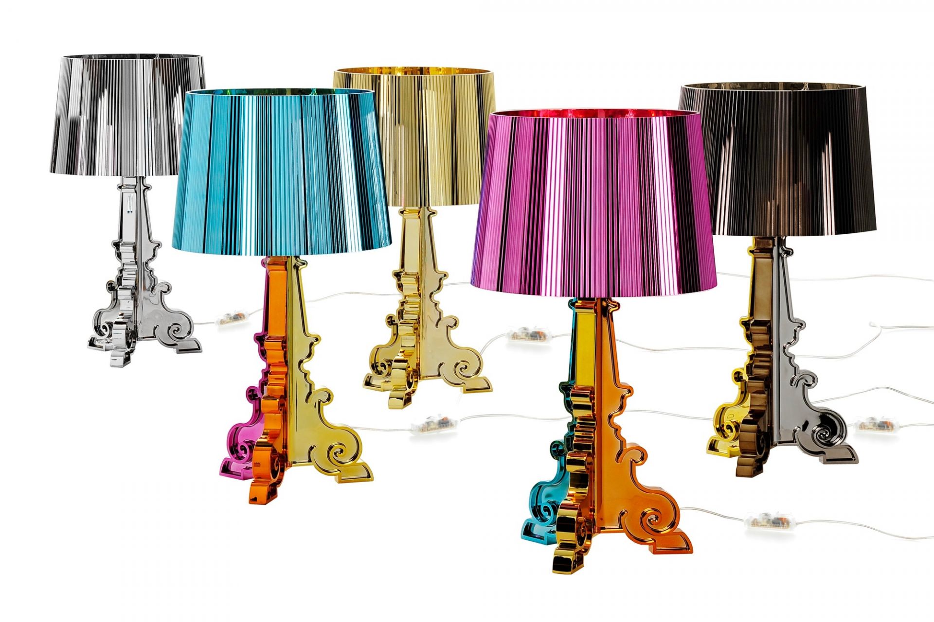 Bourgie Tischleuchte vielfarbig titan Kartell