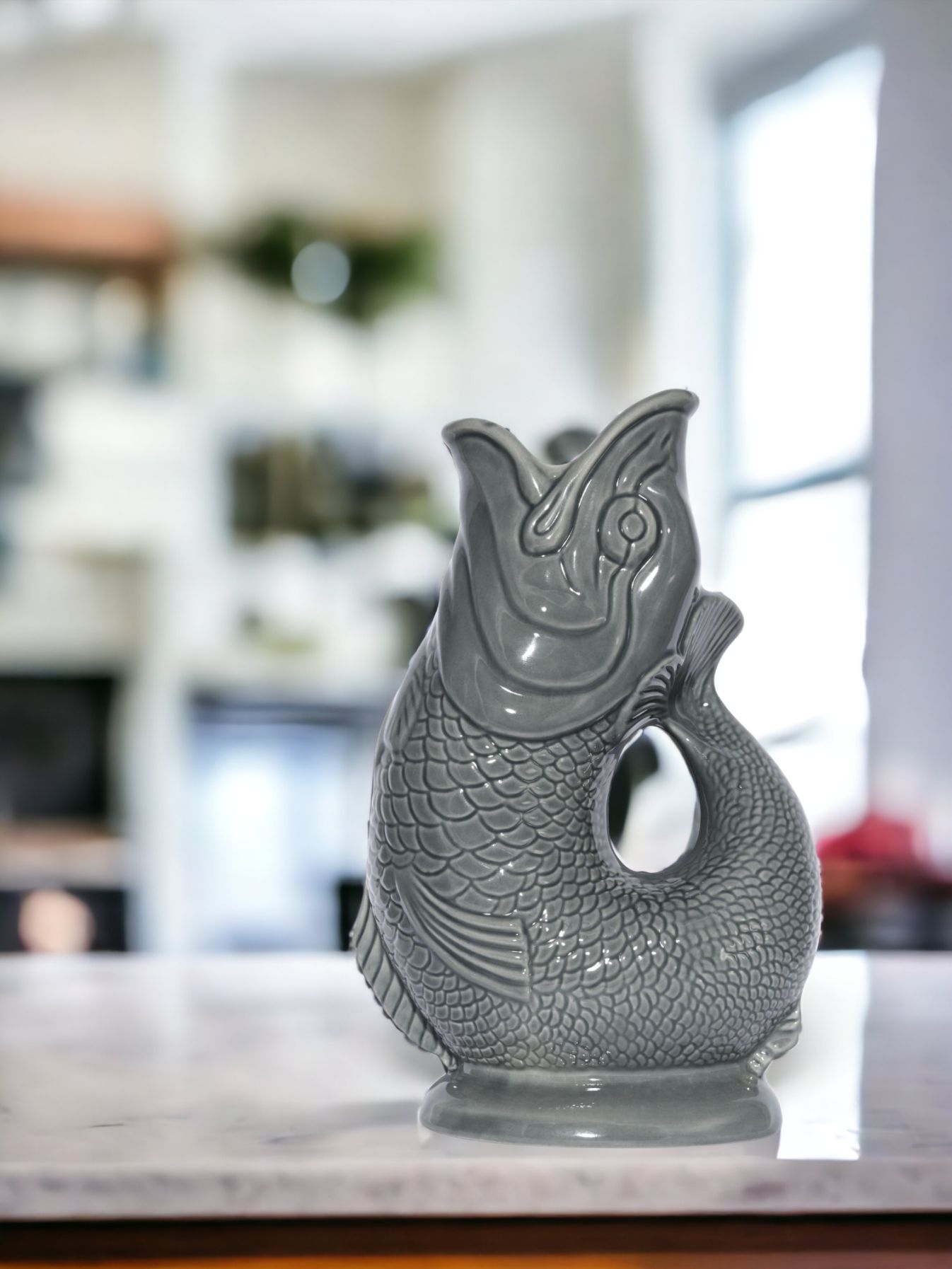 Gluckigluck Karaffe / Vase Dunkel grau XL