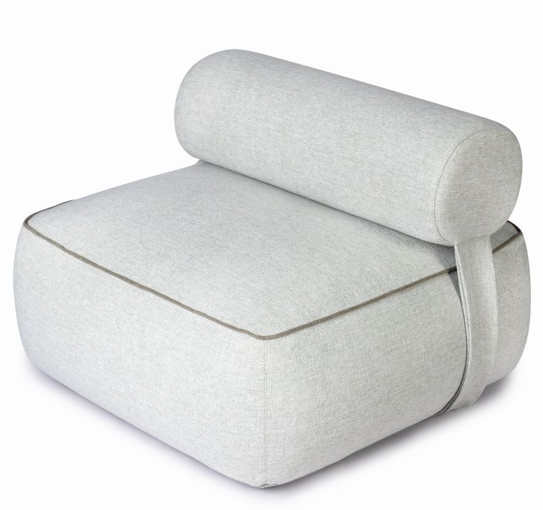Maliha Lounge Hocker Eckig Outdoor Weishäupl Pebble