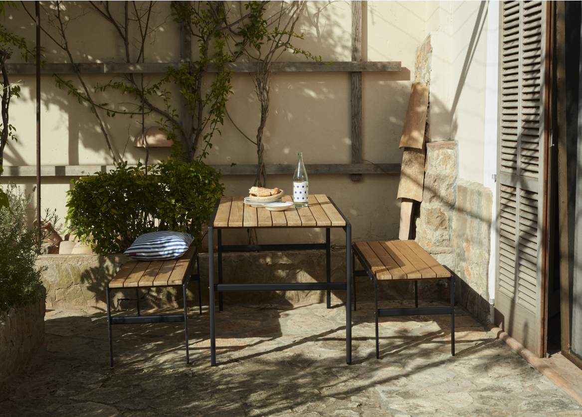 Reform Bench Bank Outdoor Skagerak by Fritz Hansen 