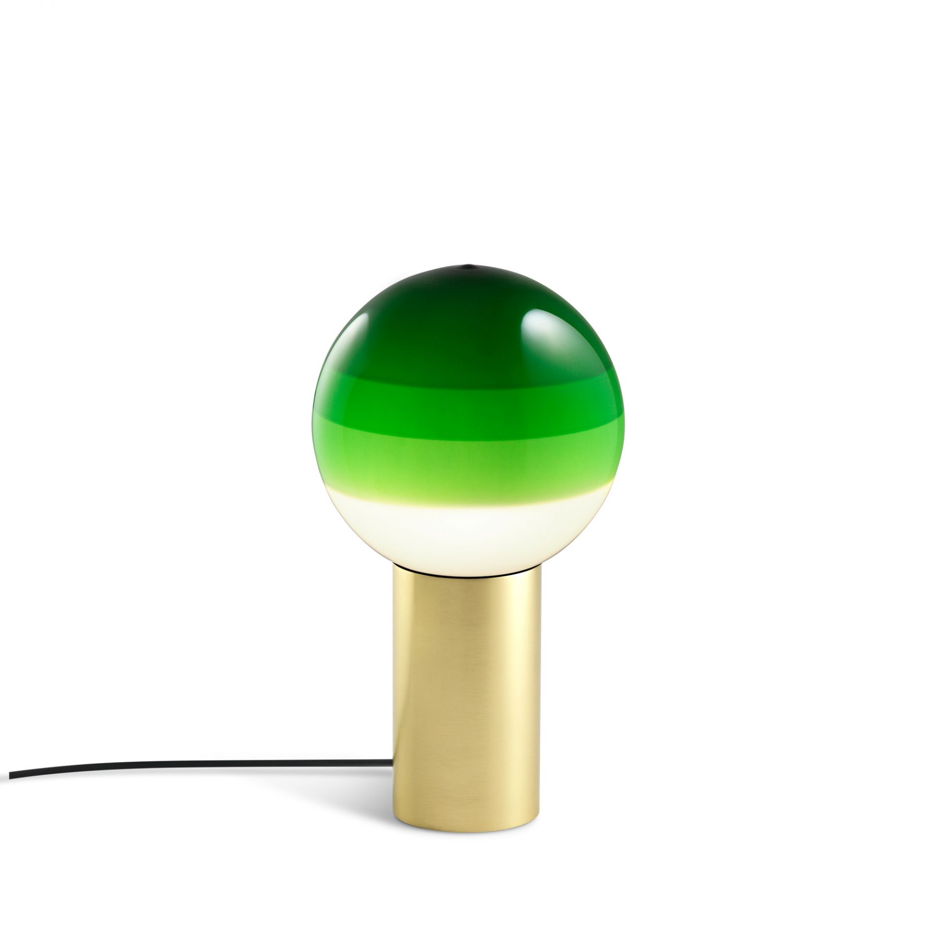 Dipping Light S LED Tischleuchte Marset Grün - Messing