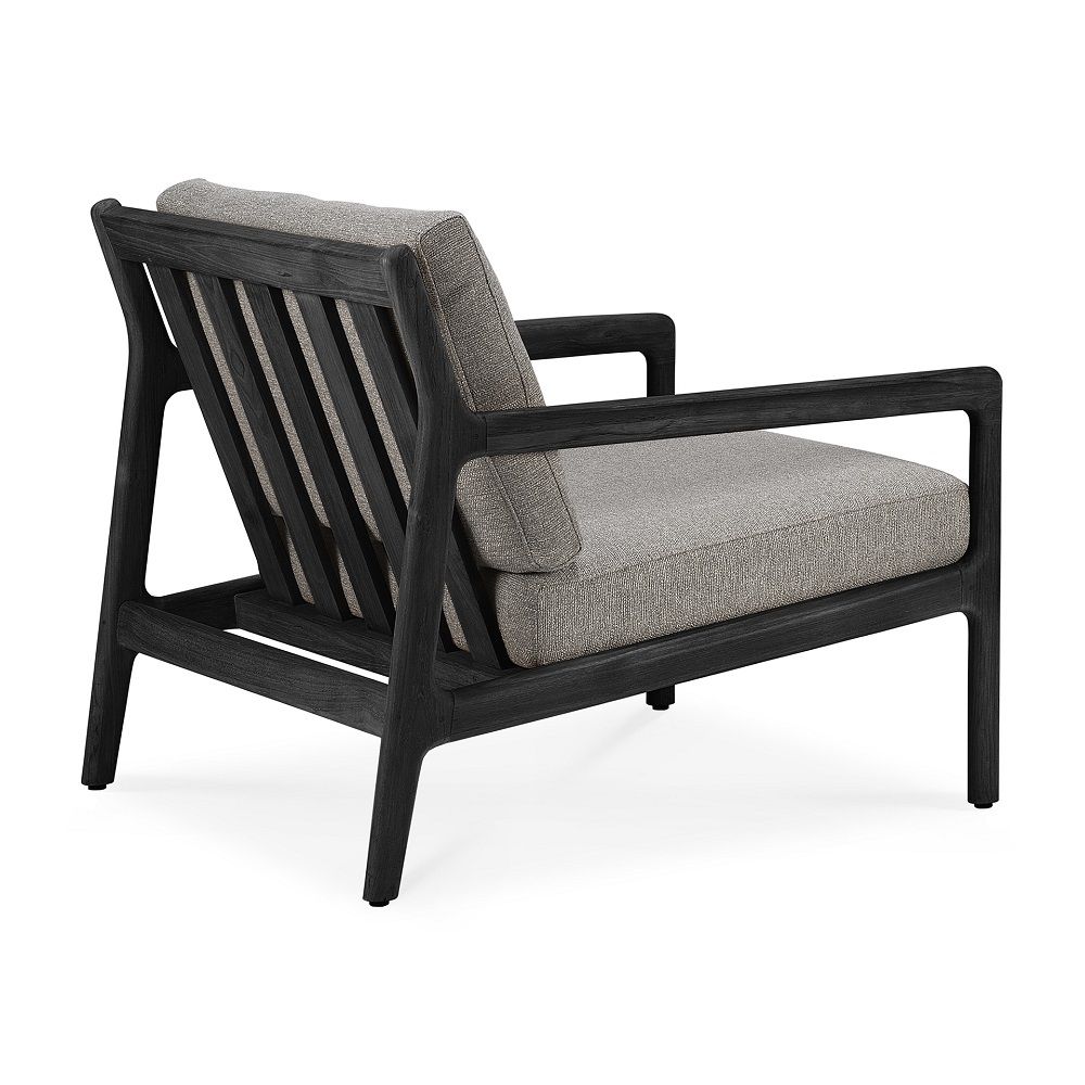 Jack Outdoor Loungesessel Teak Schwarz lackiert Ethnicraft Mokka  