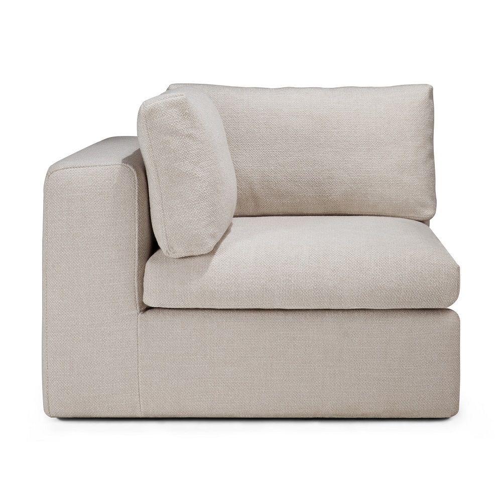 Mellow Sofa Ecke Ivory Stoff Ethnicraft