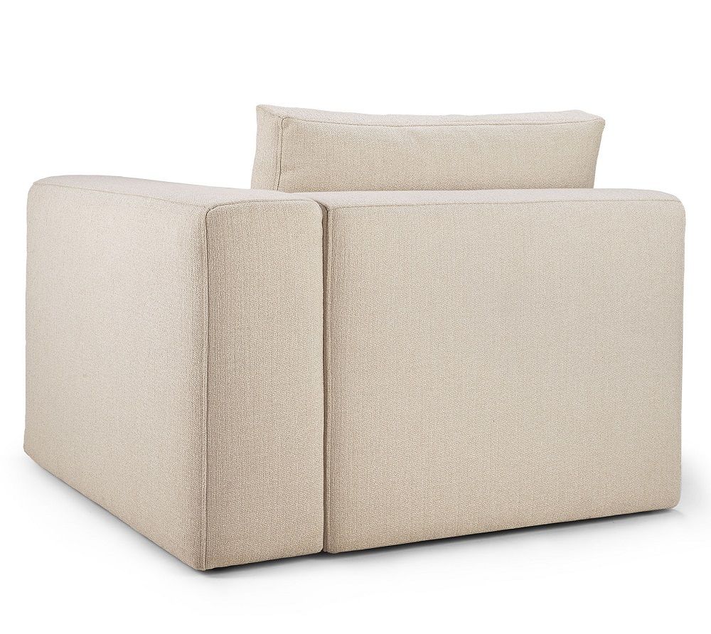 Mellow Sofa Off White Eco Stoff - linke Armlehne Ethnicraft