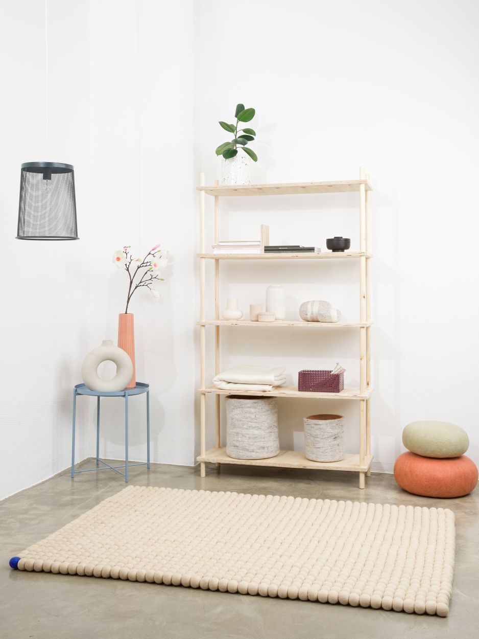 Big One Rechteckig Filzteppich 200 x 300 cm myfelt Beige