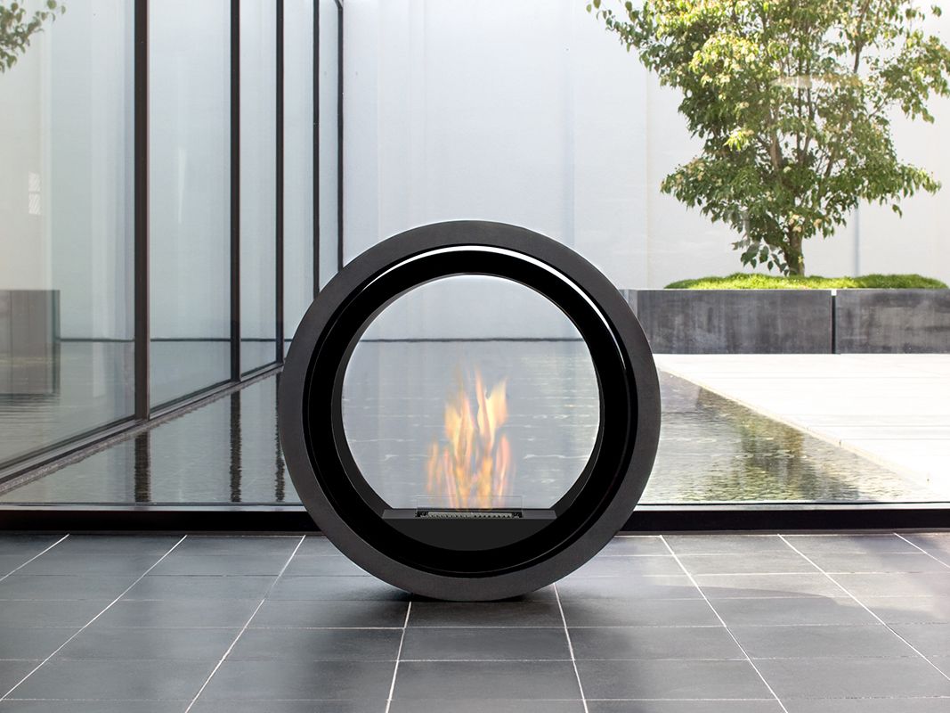 Roll Fire Rollbarer Kamin mit Tenderflame Brenner Conmoto EINZELSTÜCK