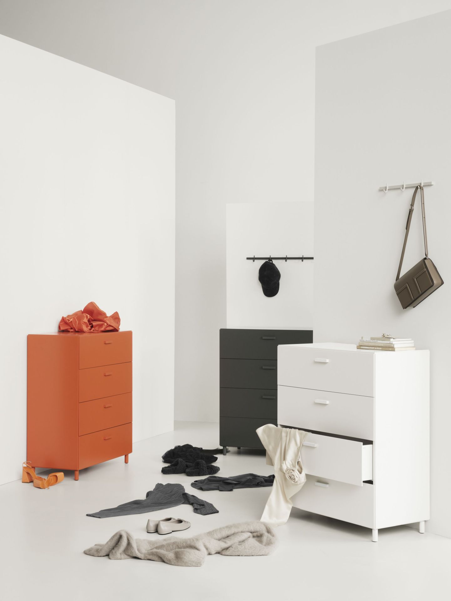 Relief Hakenleiste B41cm weiß String Furniture