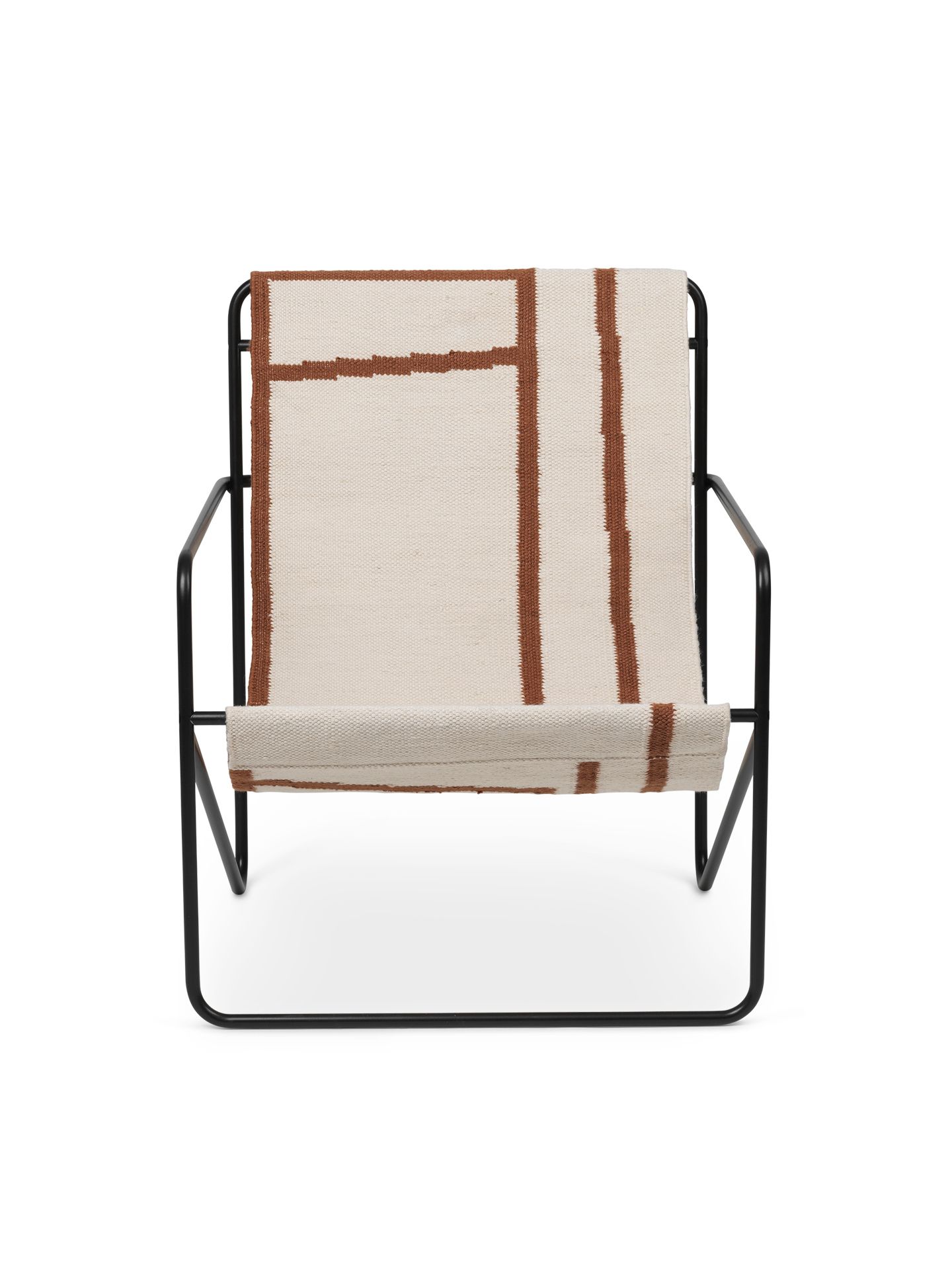 Desert Chair Loungesessel Schwarz Ferm Living