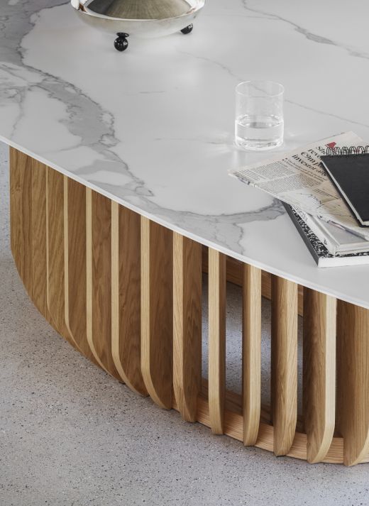 Juice Tisch Statuario Bianco Miniforms