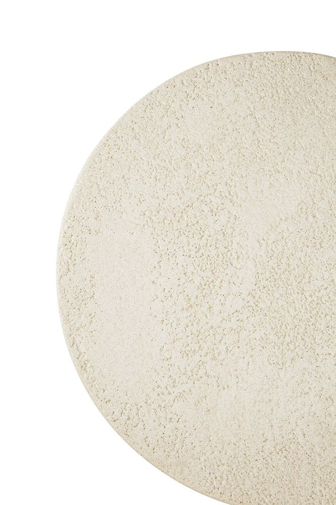 Elements Couchtisch Microcement Off White Rund Ethnicraft