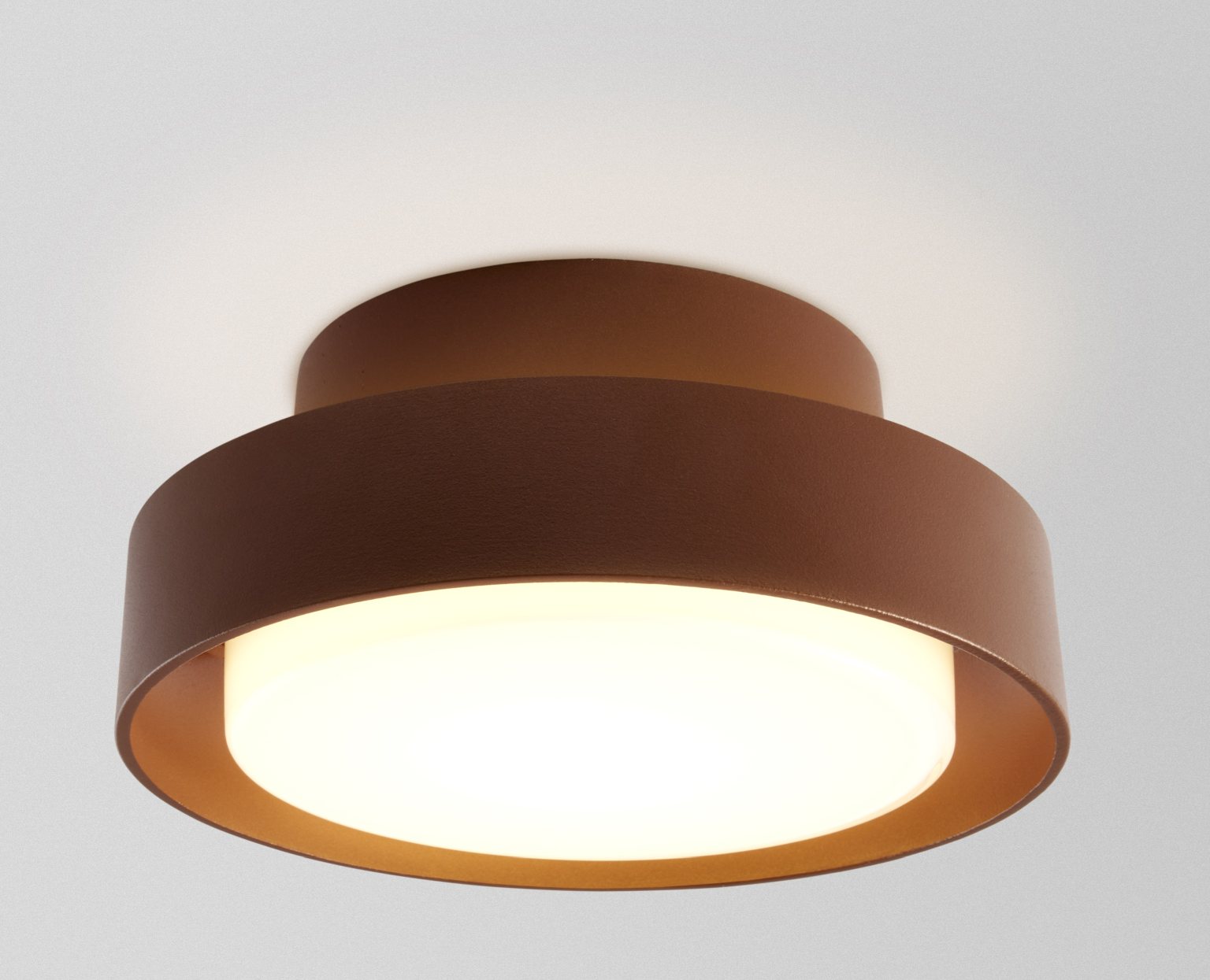Plaff-On! 16 IP65 Wandleuchte marset Rostbraun