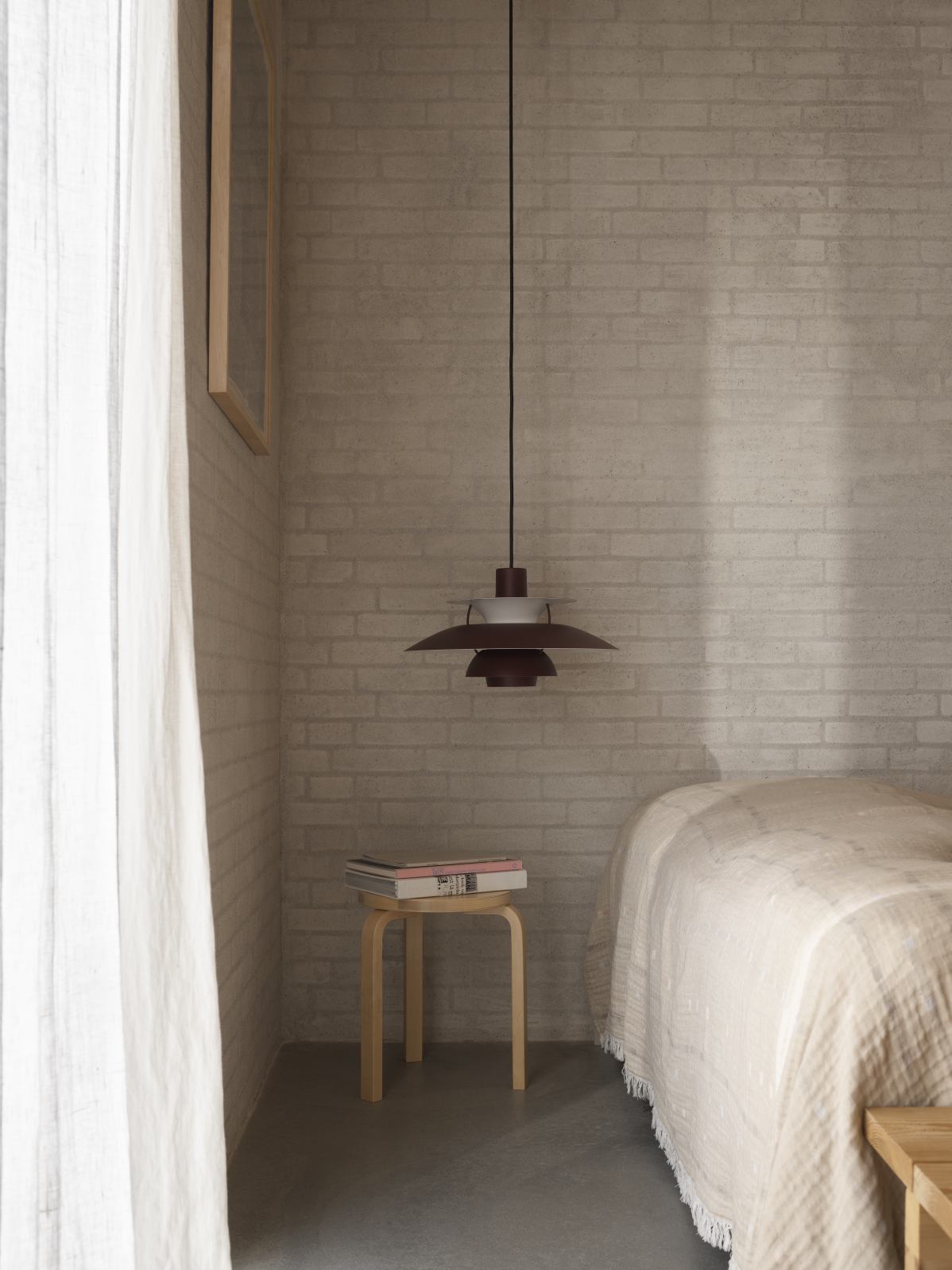 PH 5 Monochrome Pendelleuchte Louis Poulsen Dusty Indigo