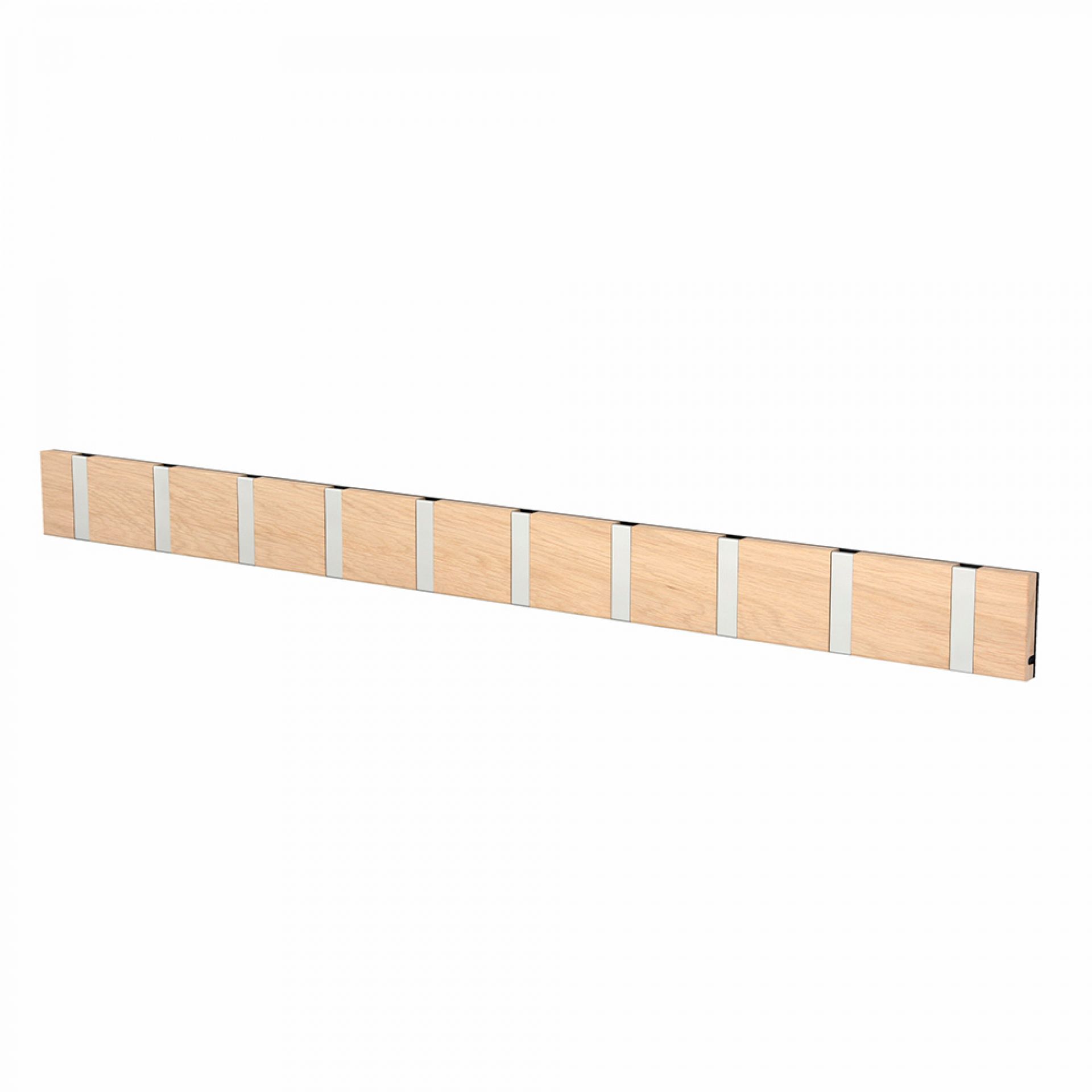 Knax Wandgarderobe waagrecht 10 Haken Loca