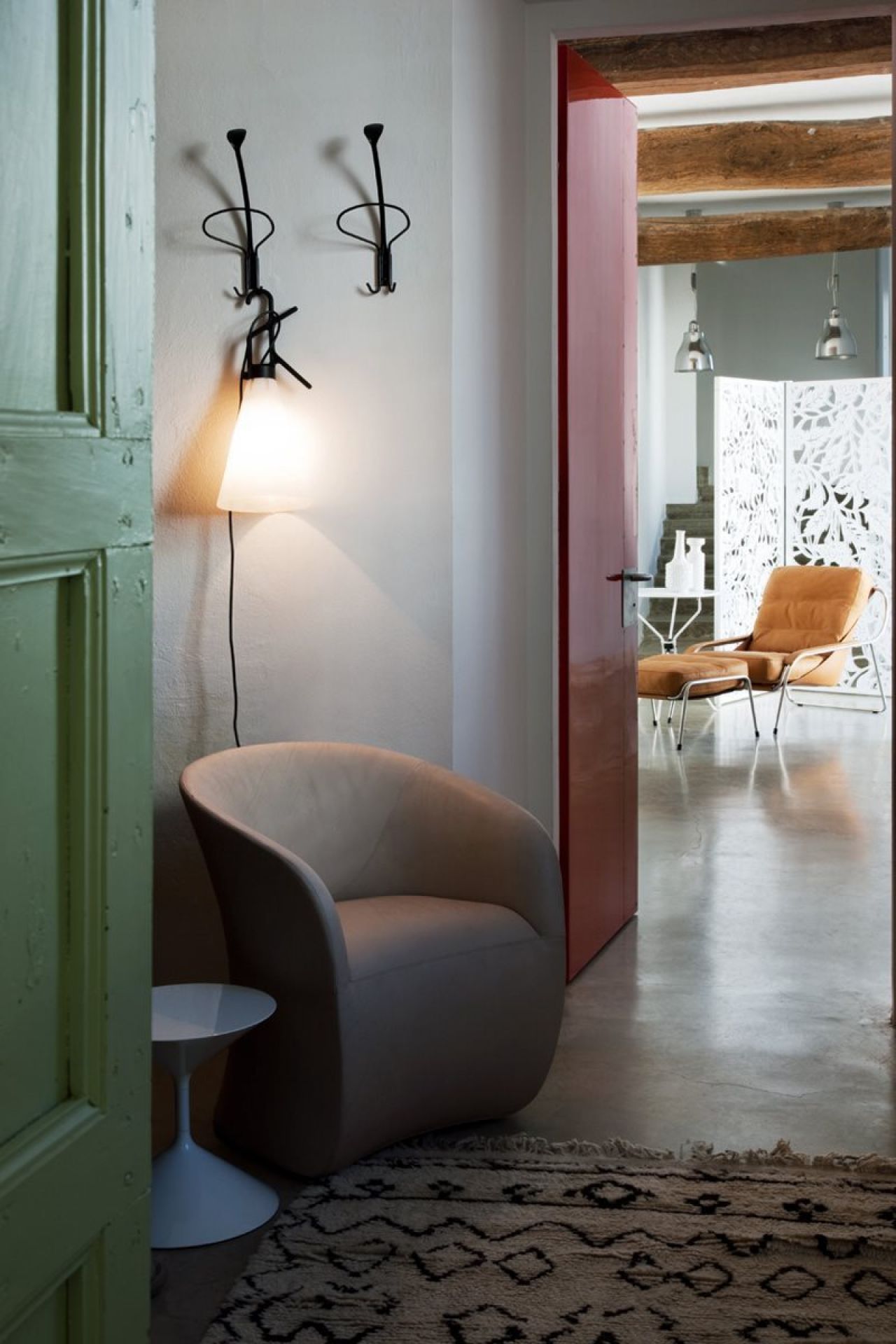 Museo 4er Pack Wandgarderobe Zanotta 