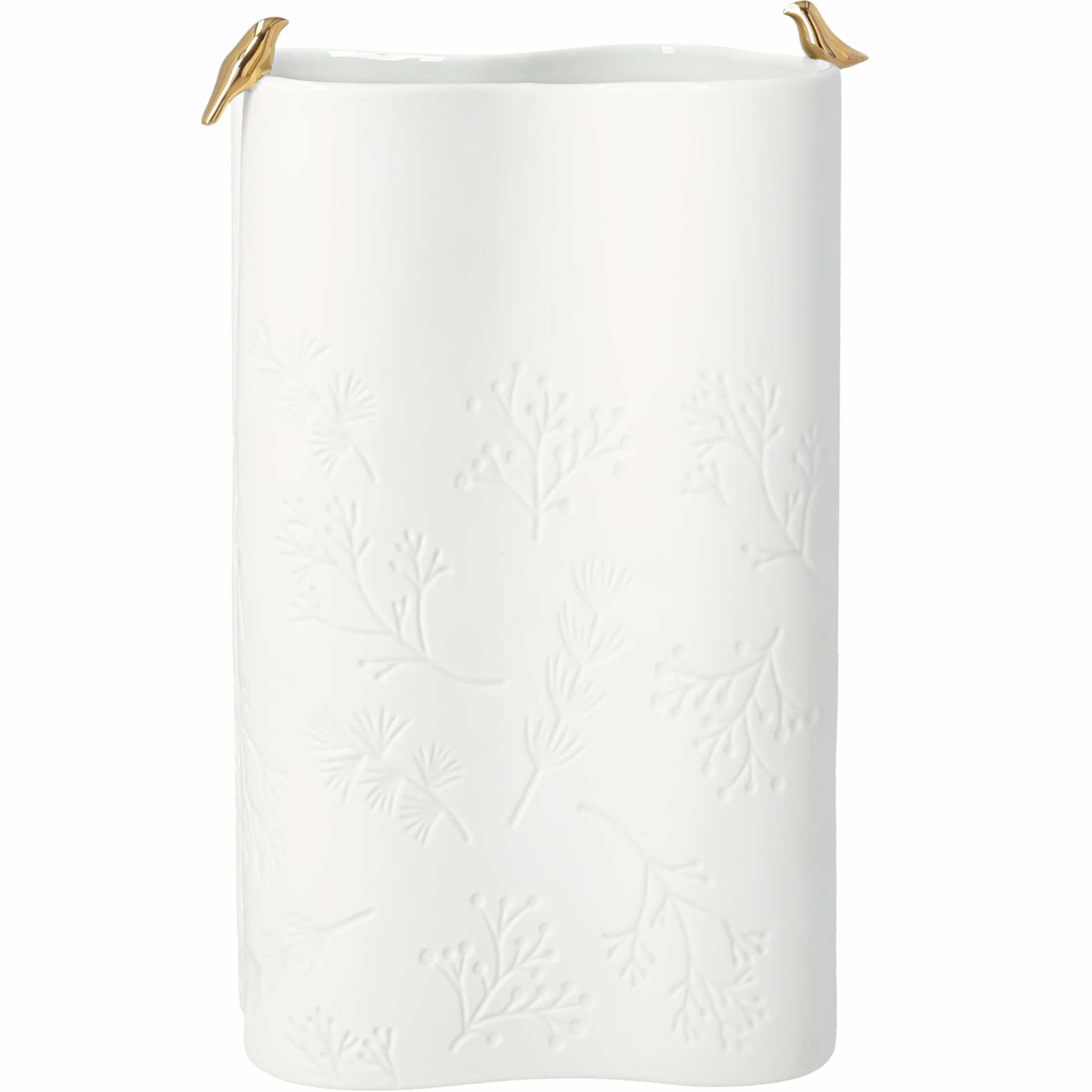 Winterzauber Vase Goldvogel Räder