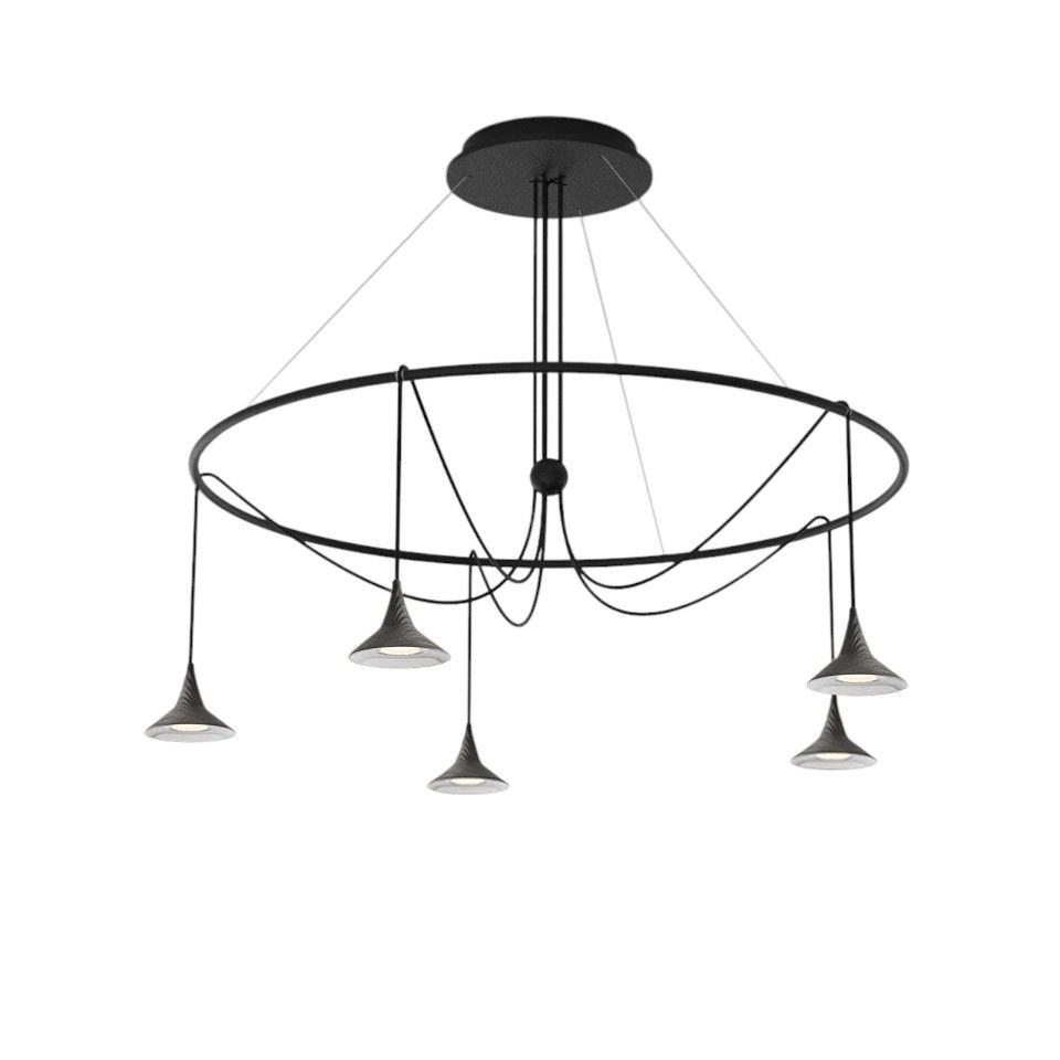 Unterlinden Chandelier Ring Kronleuchter Aluminium 2700K Artemide