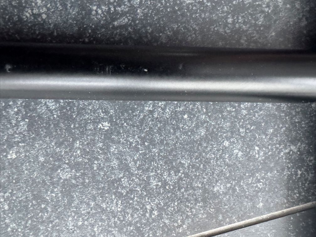 Eiermann 3 Tischgestell farbig SCHWARZ 58x29 cm Richard Lampert MÄNGELEXEMPLAR 