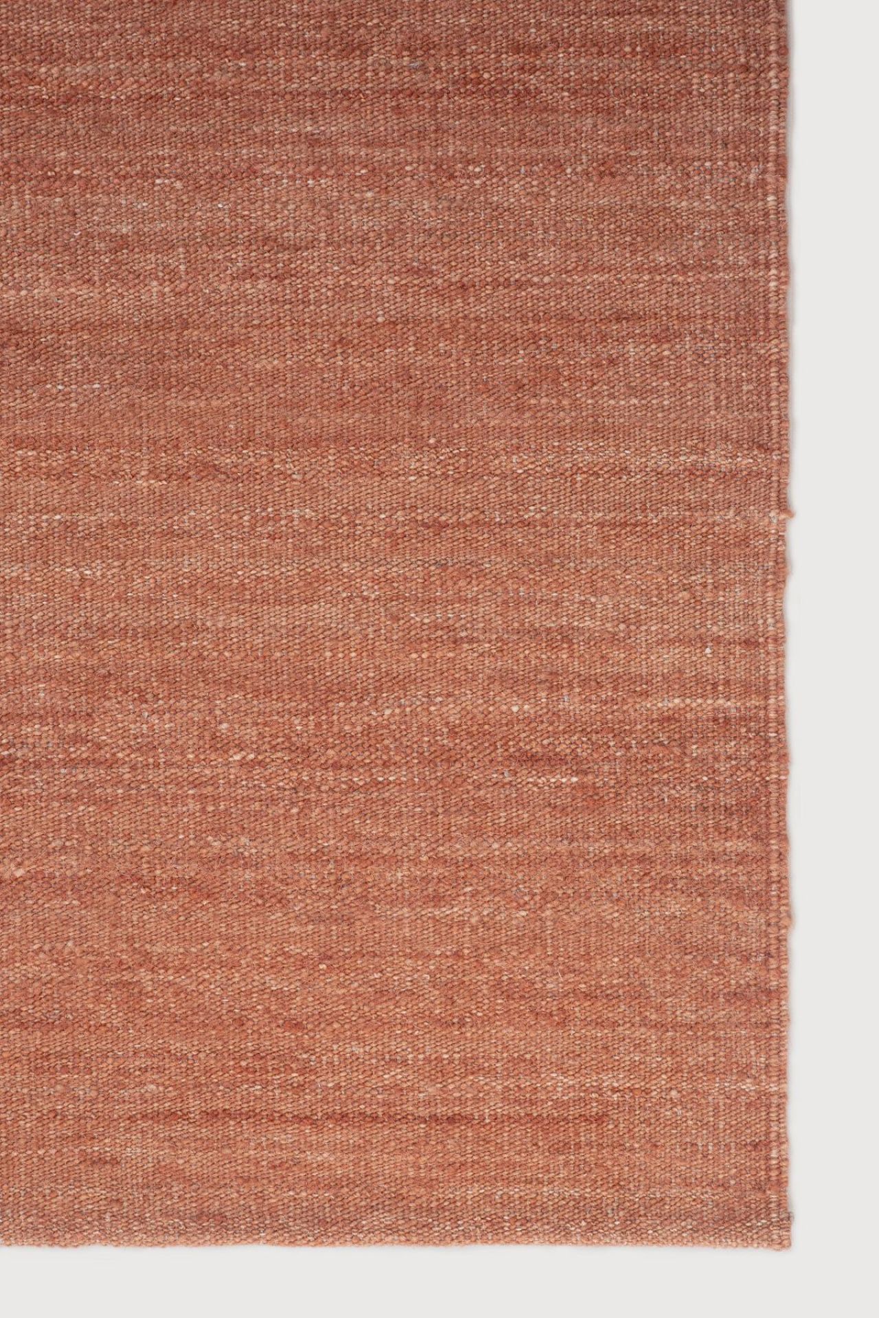 Terracotta Nomad kilim Teppich Ethnicraft