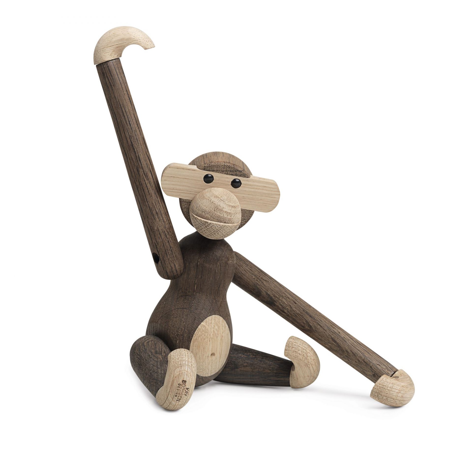 Affe klein Holzfigur Eiche geräuchert Kay Bojesen