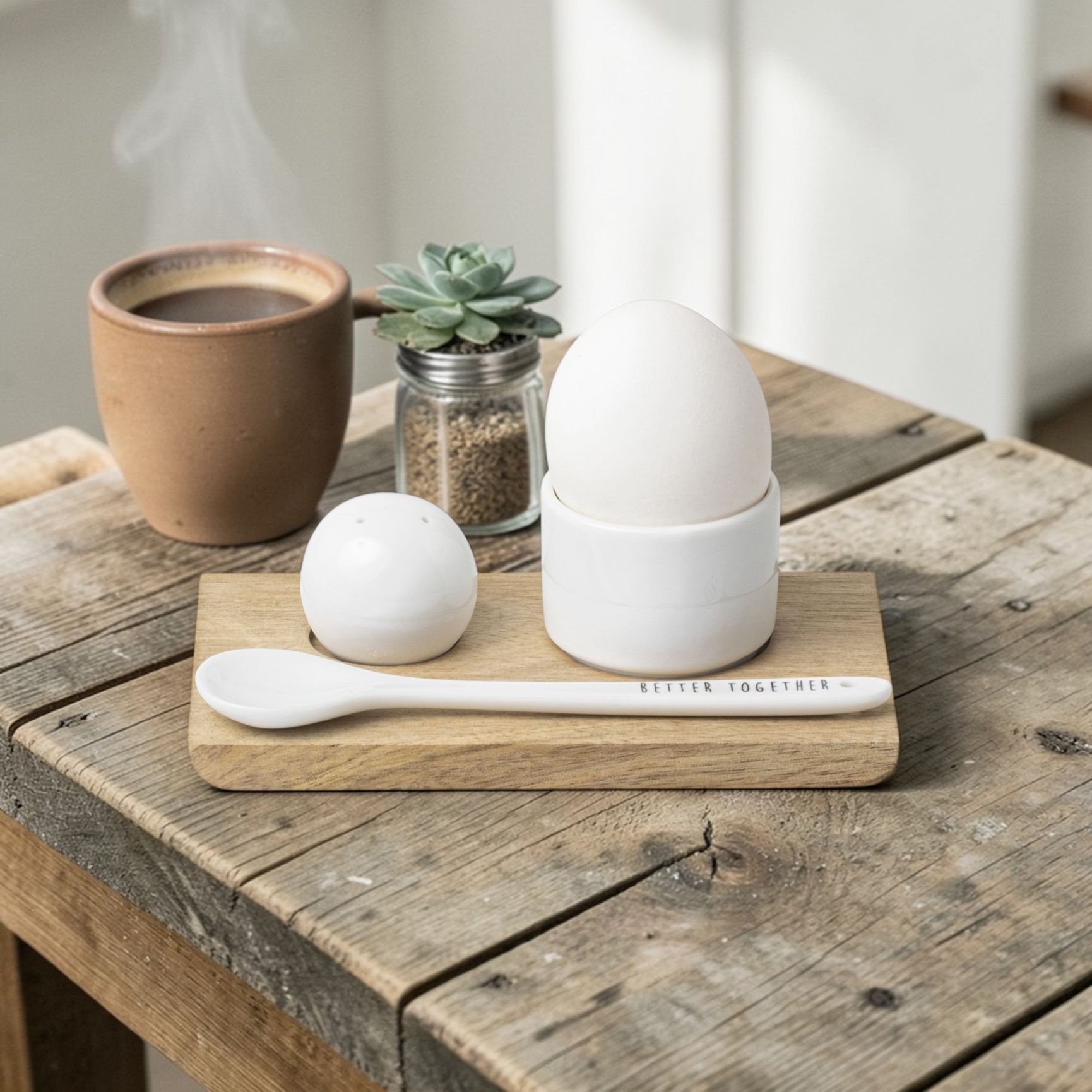 Eierbecher-Set Better together Räder