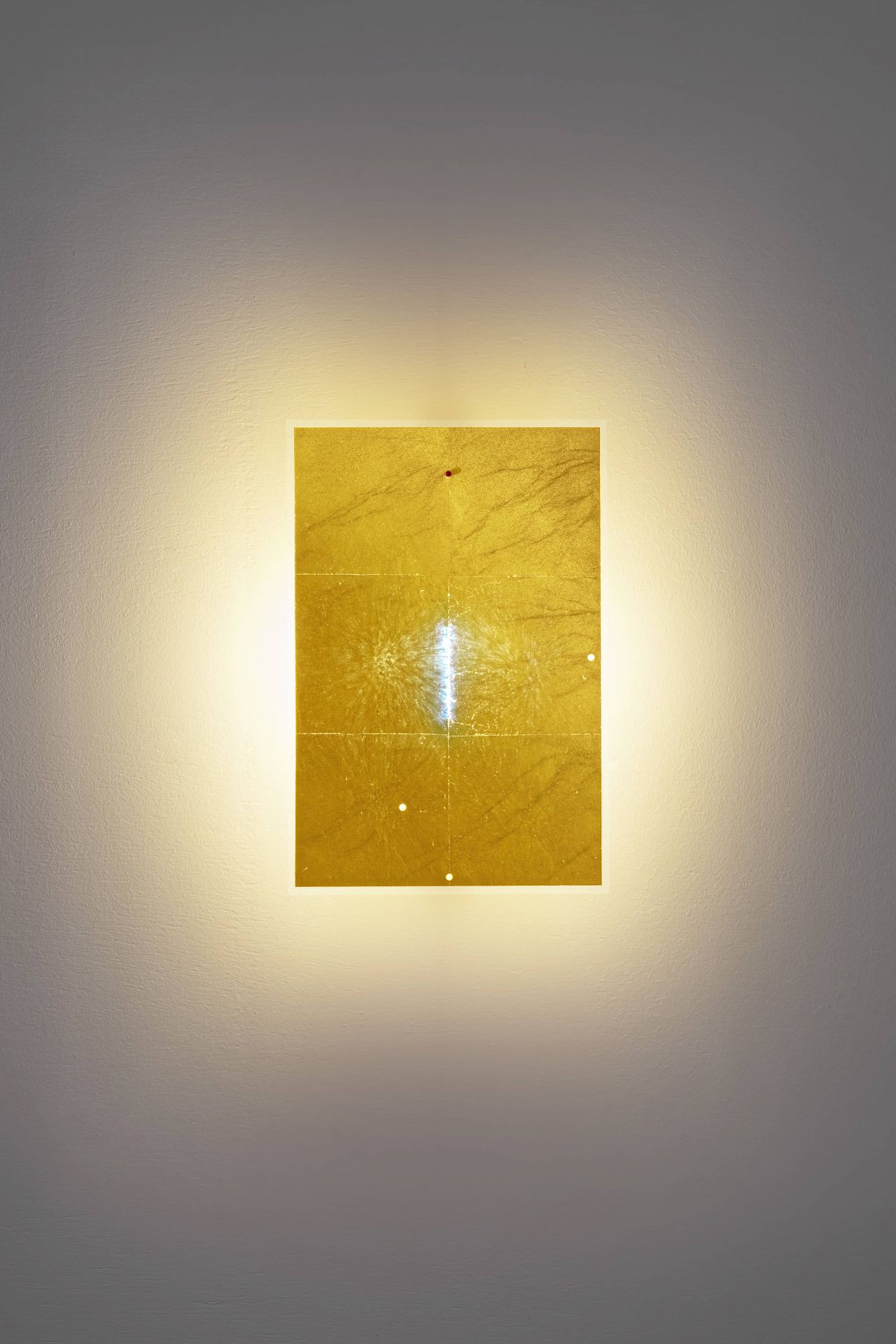 24 Karat Blau Flat Wandleuchte Ingo Maurer 