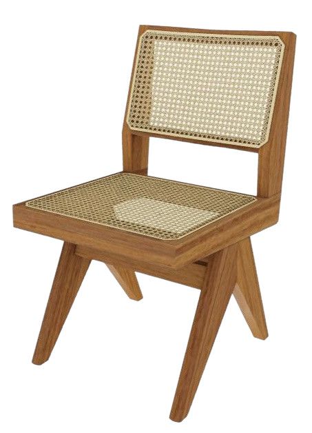 Capitol Complex Chair Stuhl TEAK NATUR Cassina EINZELSTÜCK (4x Stück vorhanden)