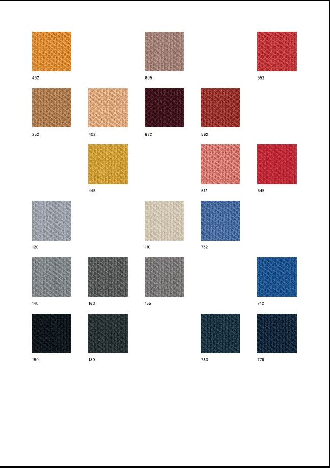 Stoffmusterkarte Steelcut 3 Kvadrat