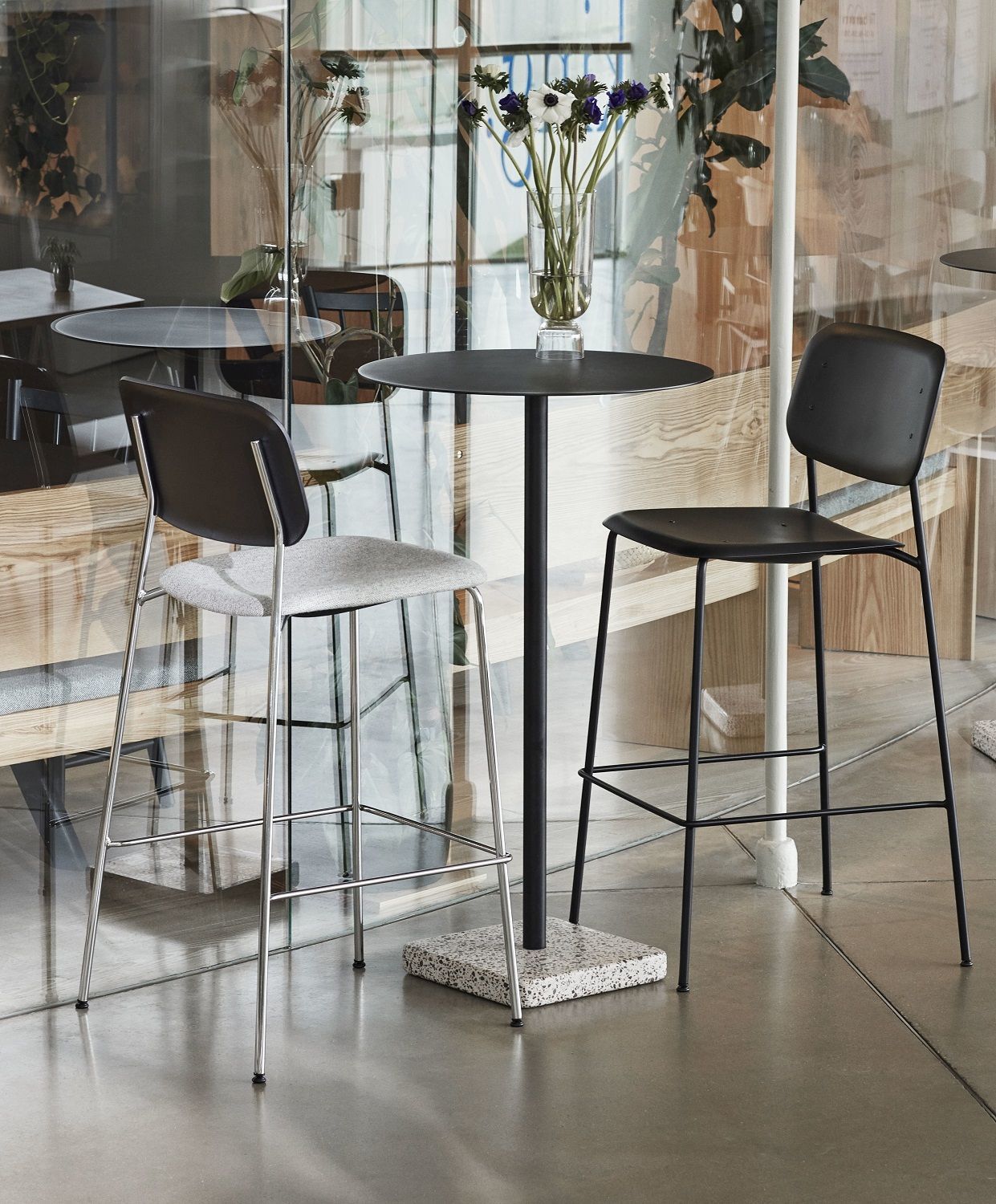 Soft Edge 95 Bar Stool Low / High Barhocker Hay