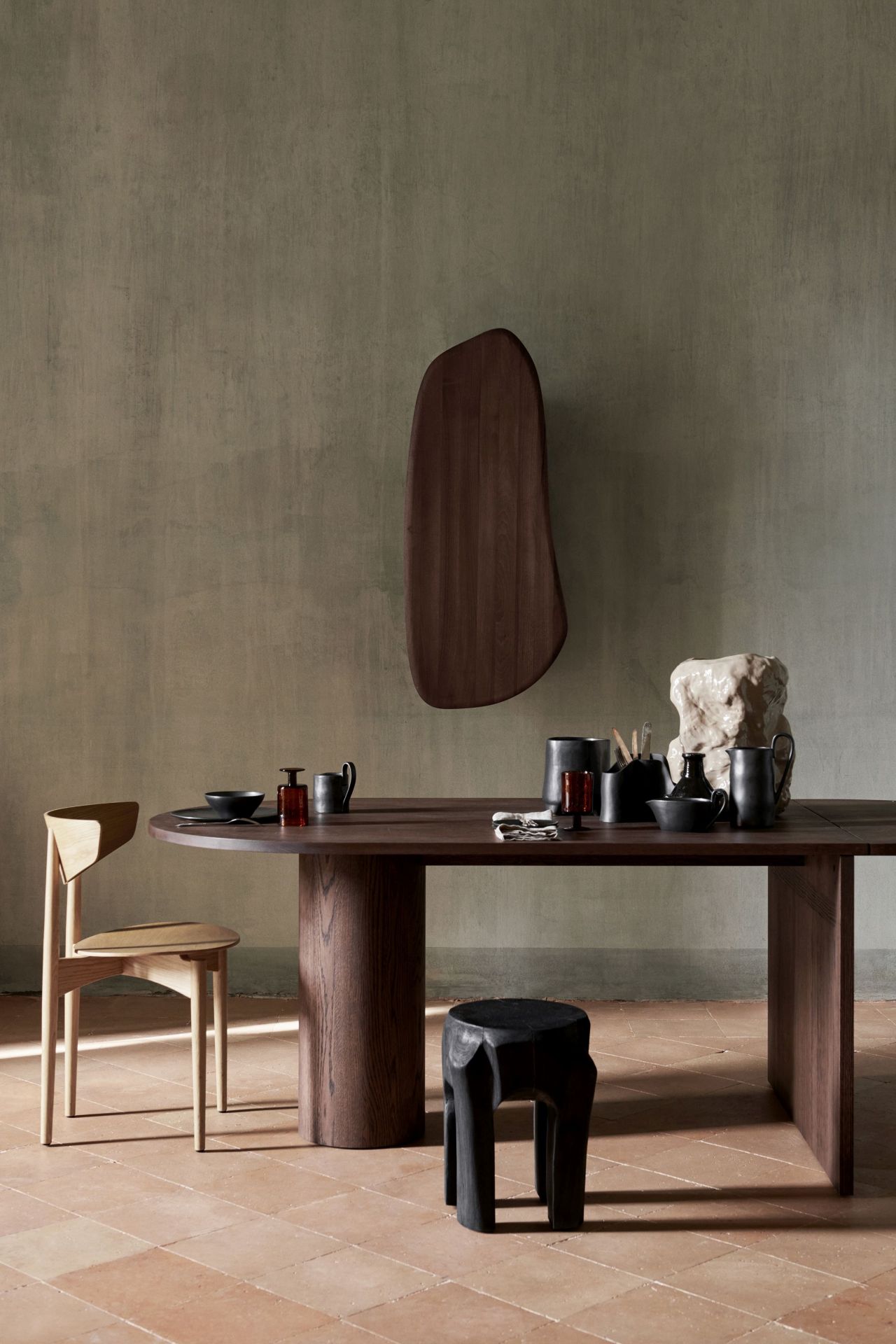 Pylo Esstisch dunkel gebeizte Eiche Ferm Living