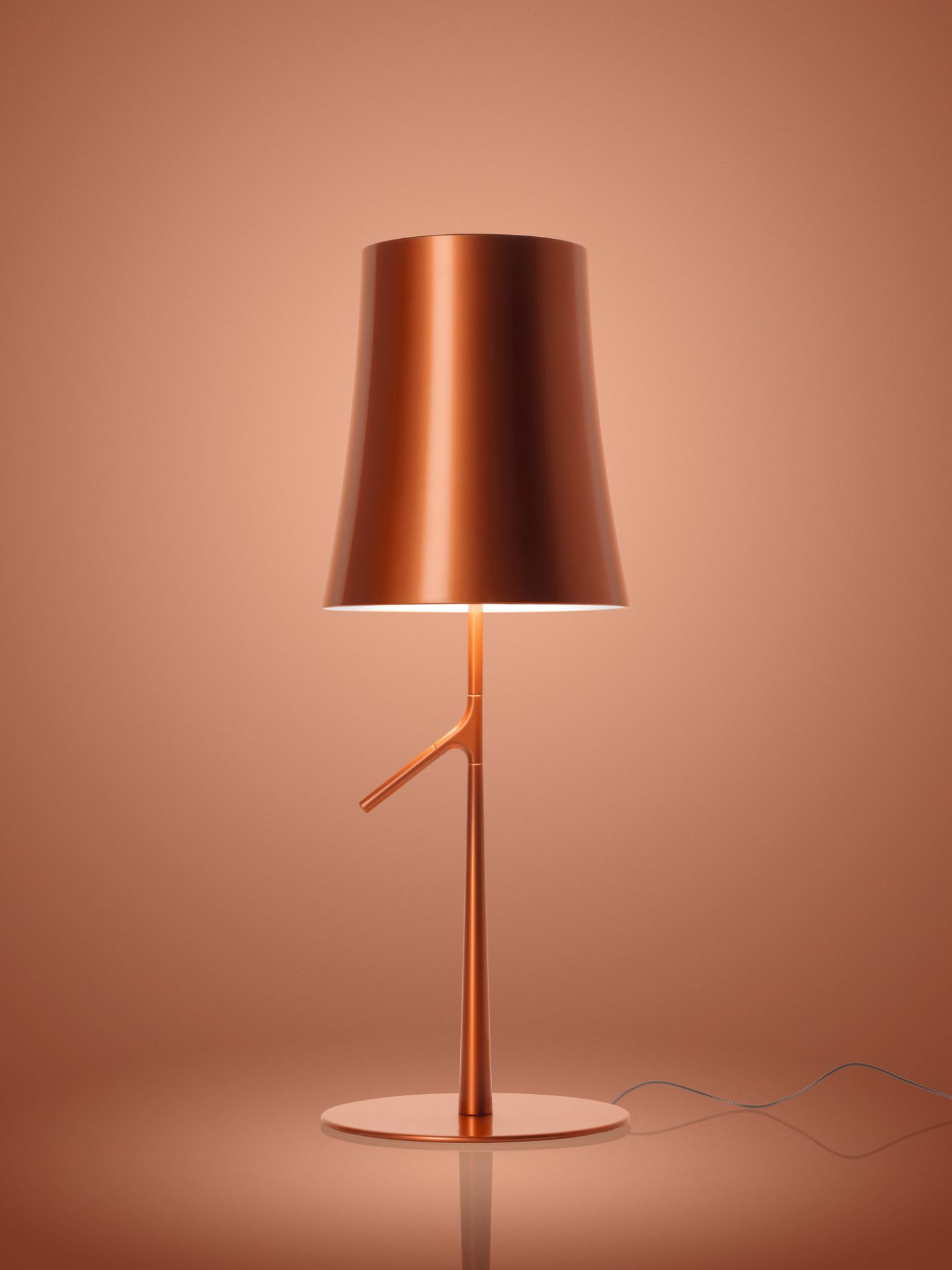 Birdie Grande LED Tischleuchte Foscarini  Graphit