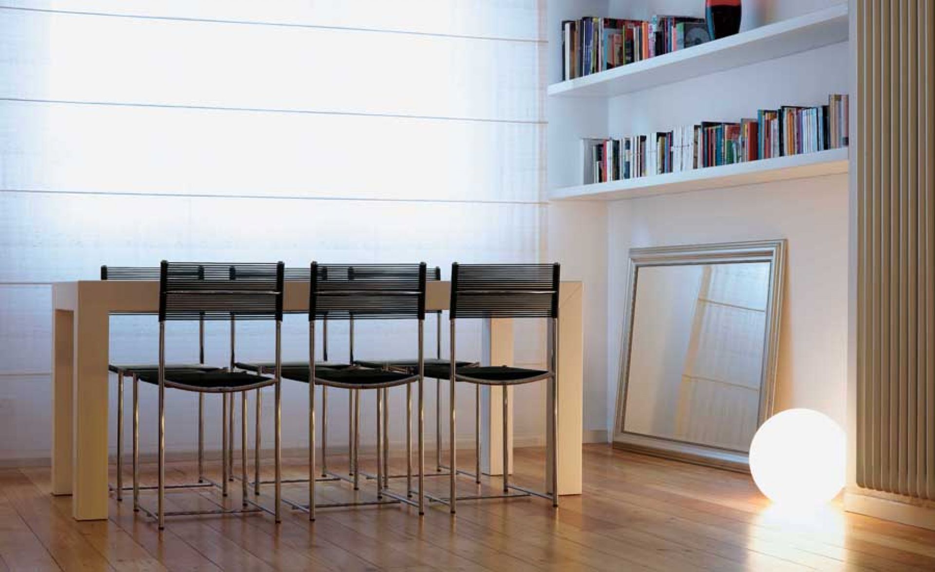 Spaghetti Chair 101 Stuhl SCHWAZ / PVC TRANSLUCENT FARBLOS Alias EINZELSTÜCK
