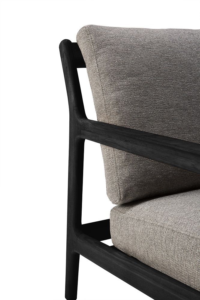 Jack Outdoor Loungesessel Teak Schwarz lackiert Ethnicraft Mokka  