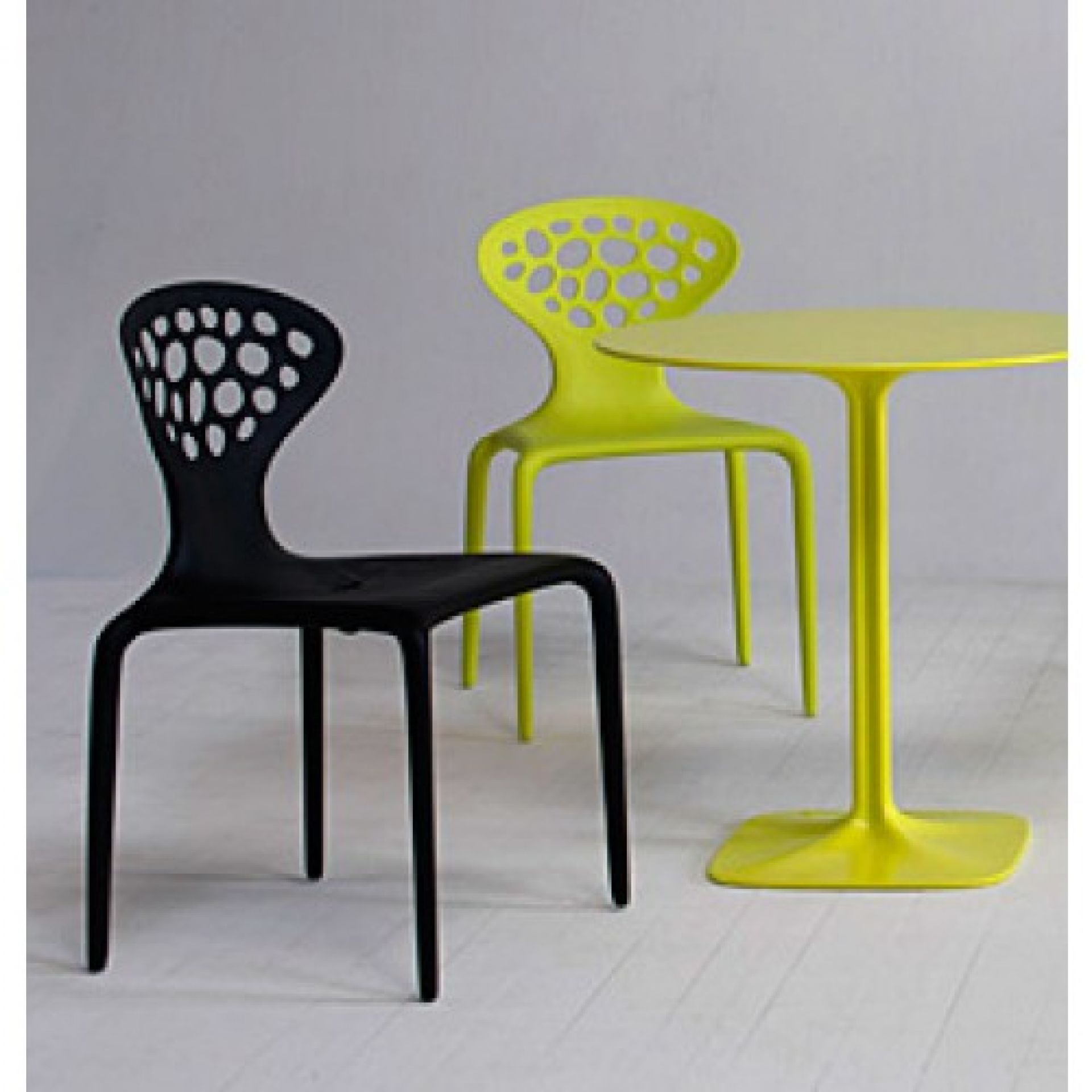Stuhl Supernatural Sedia mit Löcher 4-er Set Moroso