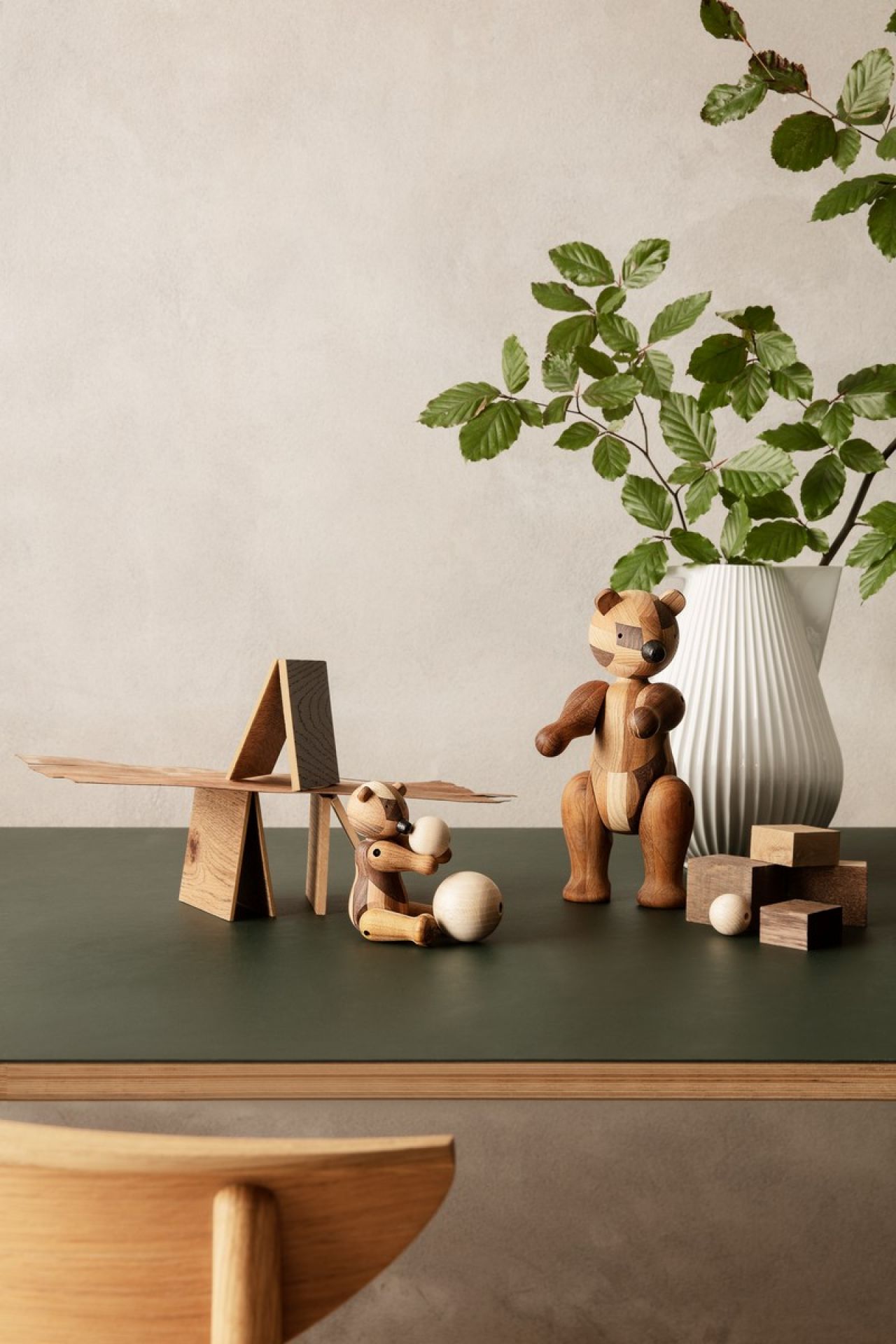  Anniversary Little Bear Bär Holzfigur Kay Bojesen EINZELSTÜCK
