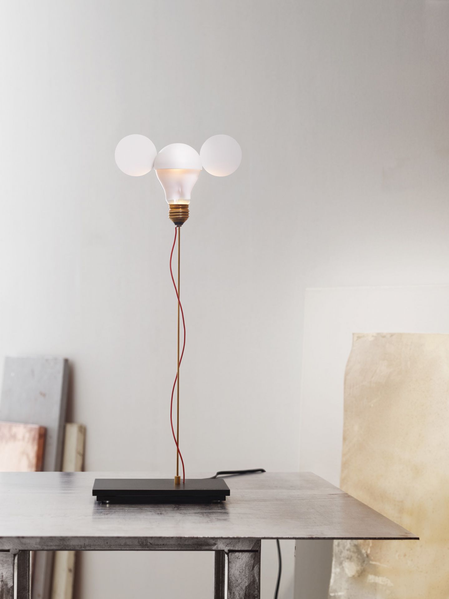 I Ricchi Poveri - Toto Tischlampe Rot Ingo Maurer