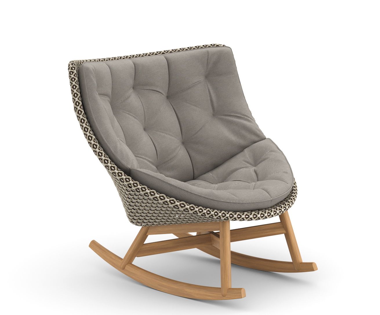 Mbrace rocking chair Schaukelstuhl inkl. Polsterauflage Dedon