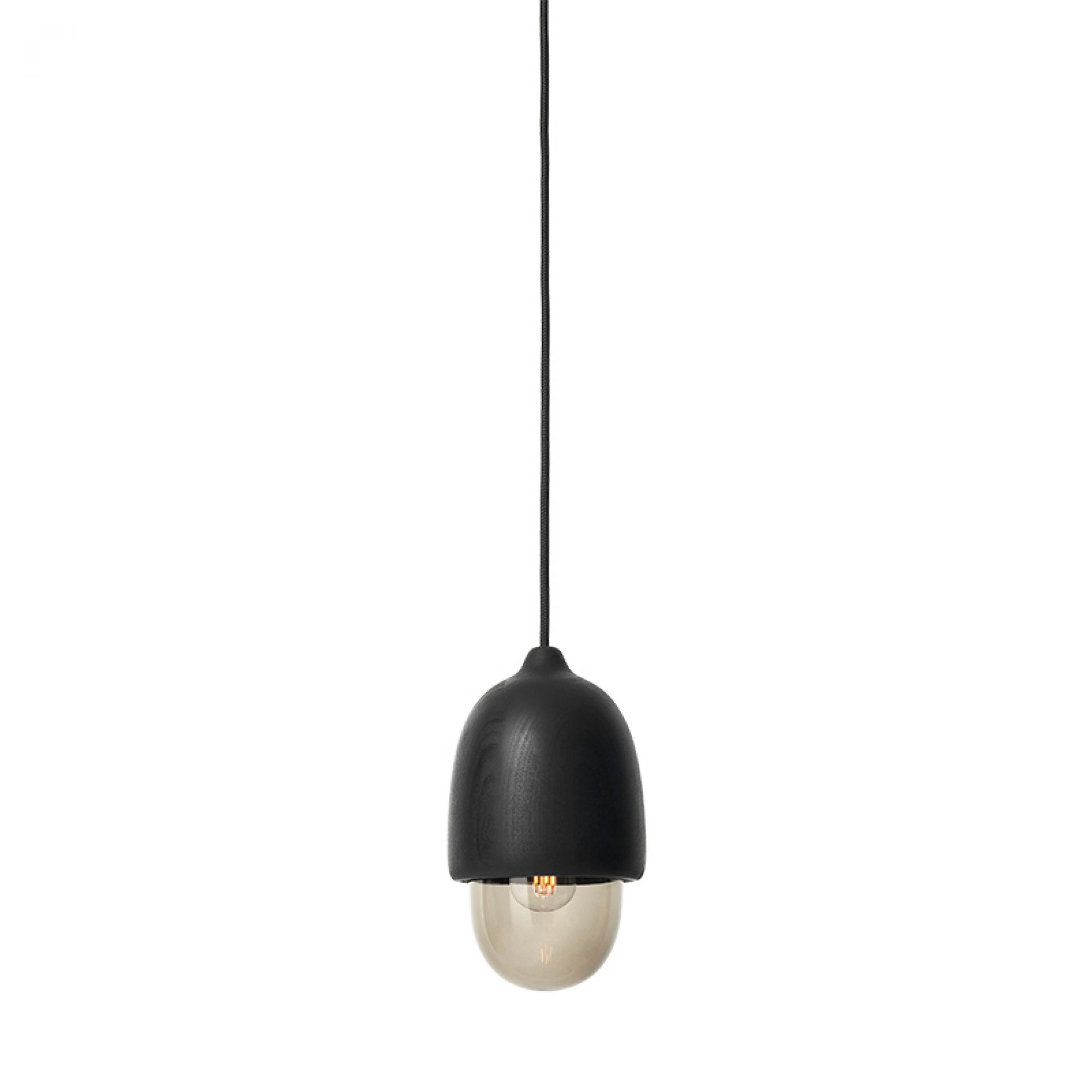 Terho Pendant Lampe schwarze Linde klein Mater