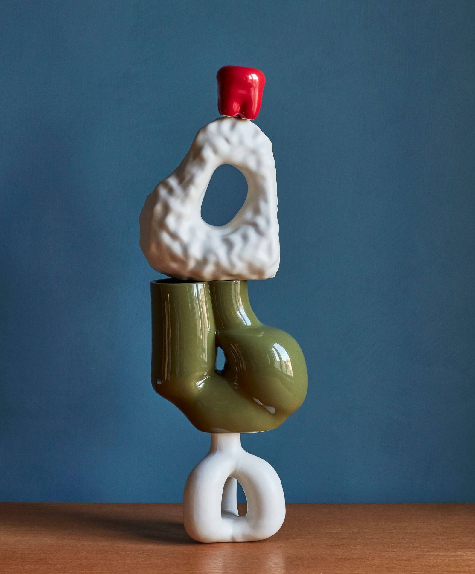 W&S Chubby Vase Hay EINZELSTÜCK