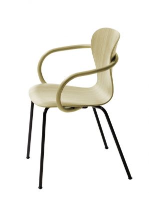 S 220 F Formholzstuhl / Stuhl mit Armlehne Thonet